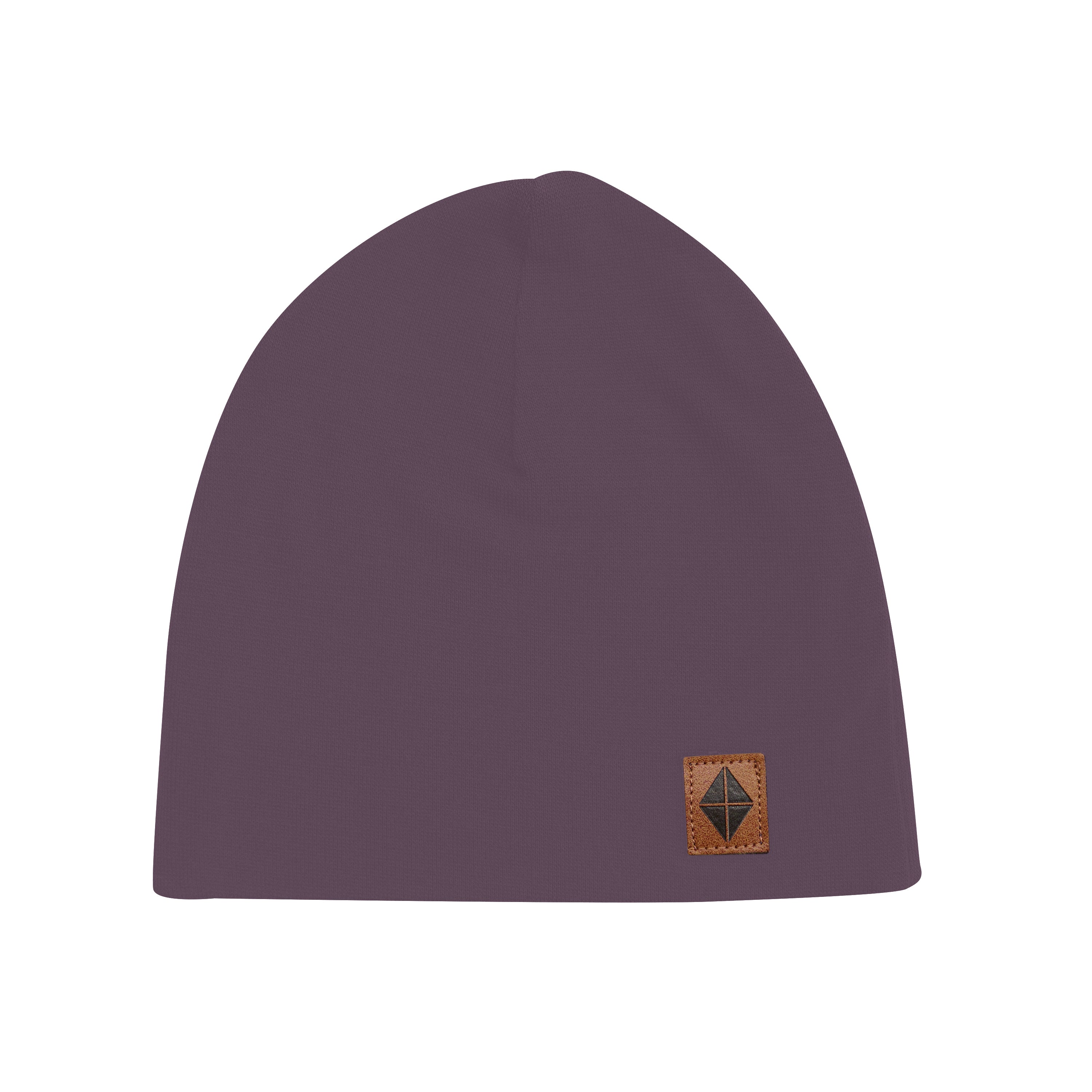 Bamboo Jersey Toddler Beanie in Currant