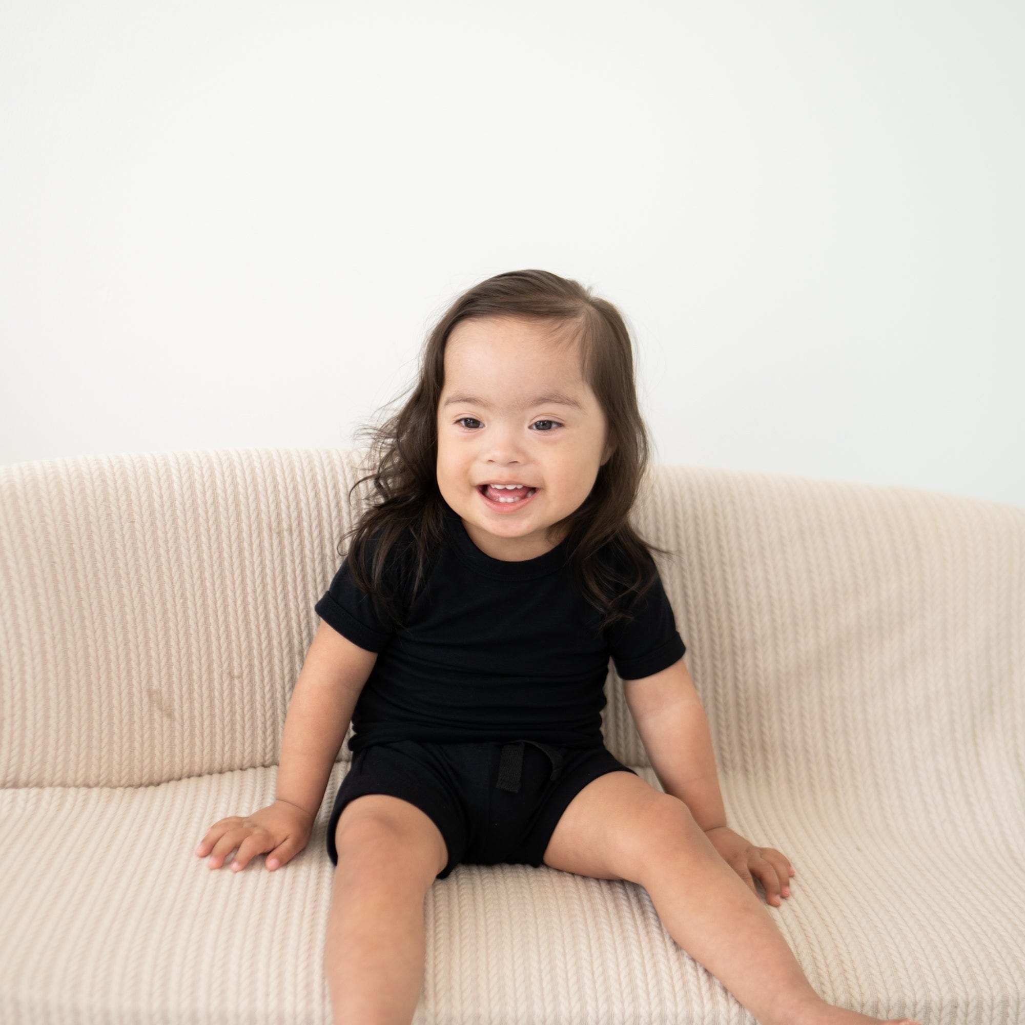 Kyte Baby Bamboo Jersey Short Sleeve Jogger Set Bamboo Jersey Short Sleeve Jogger Set in Midnight