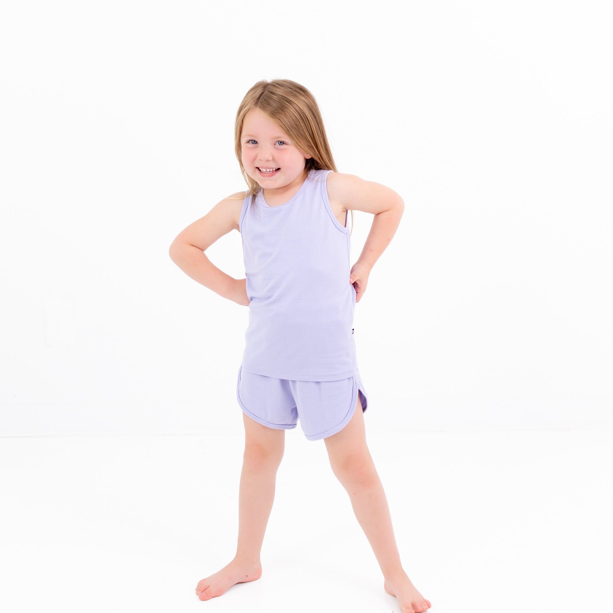 Kyte Baby Bamboo Jersey Tank Jogger Set Bamboo Jersey Tank Jogger Set in Lilac