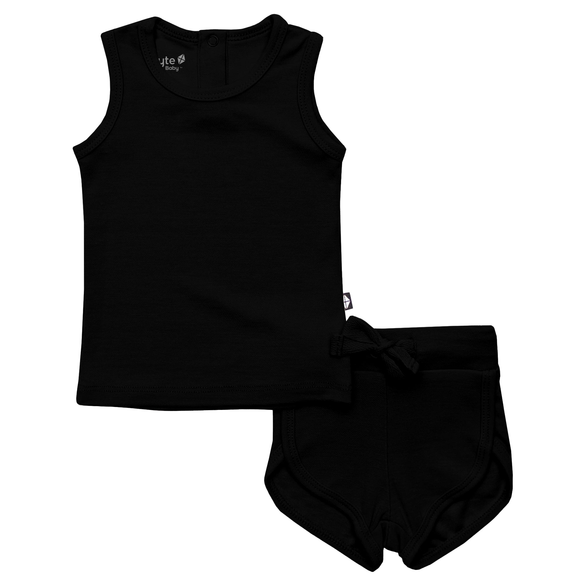 Kyte Baby Bamboo Jersey Tank Jogger Set in Midnight