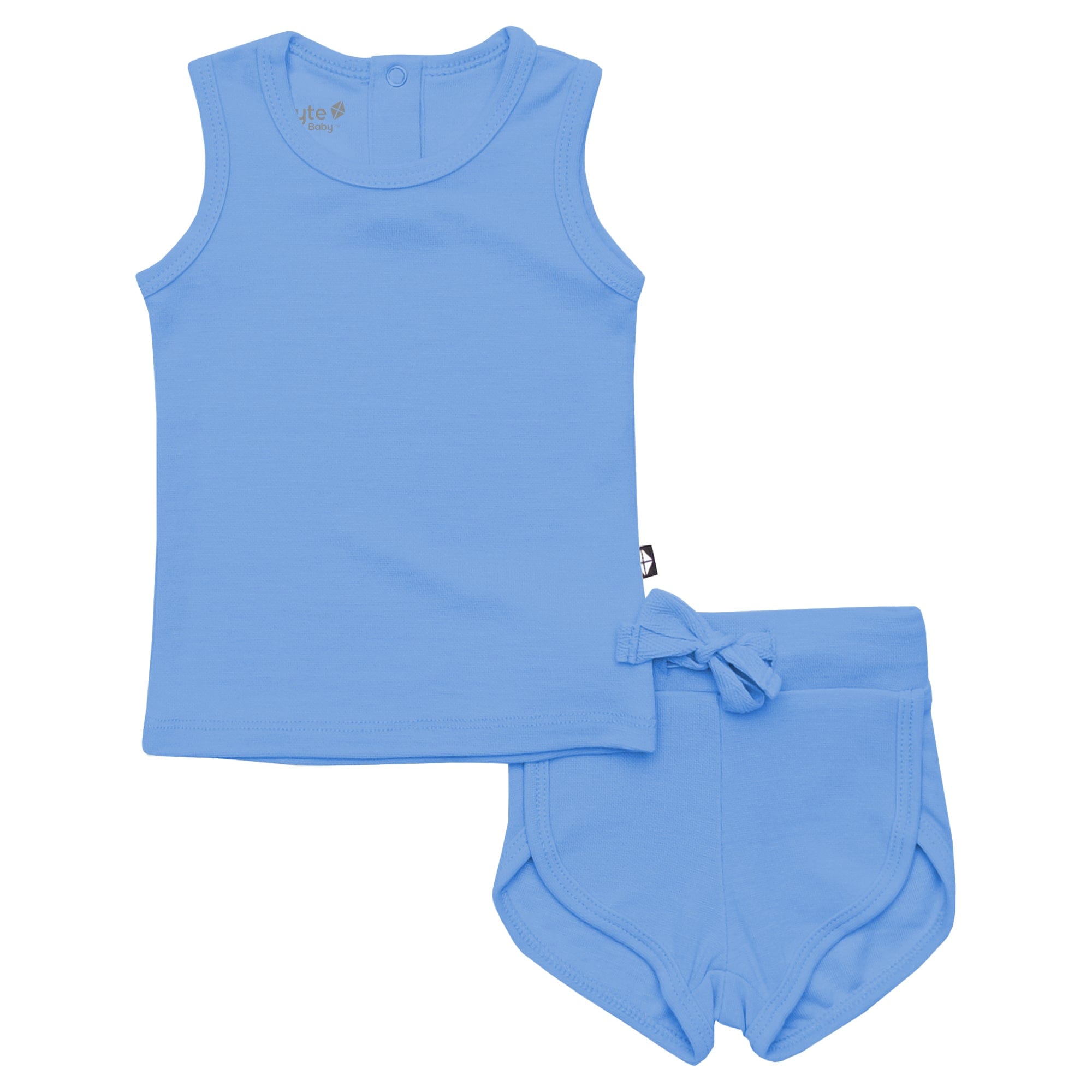 Kyte Baby Bamboo Jersey Tank Jogger Set Bamboo Jersey Tank Jogger Set in Periwinkle