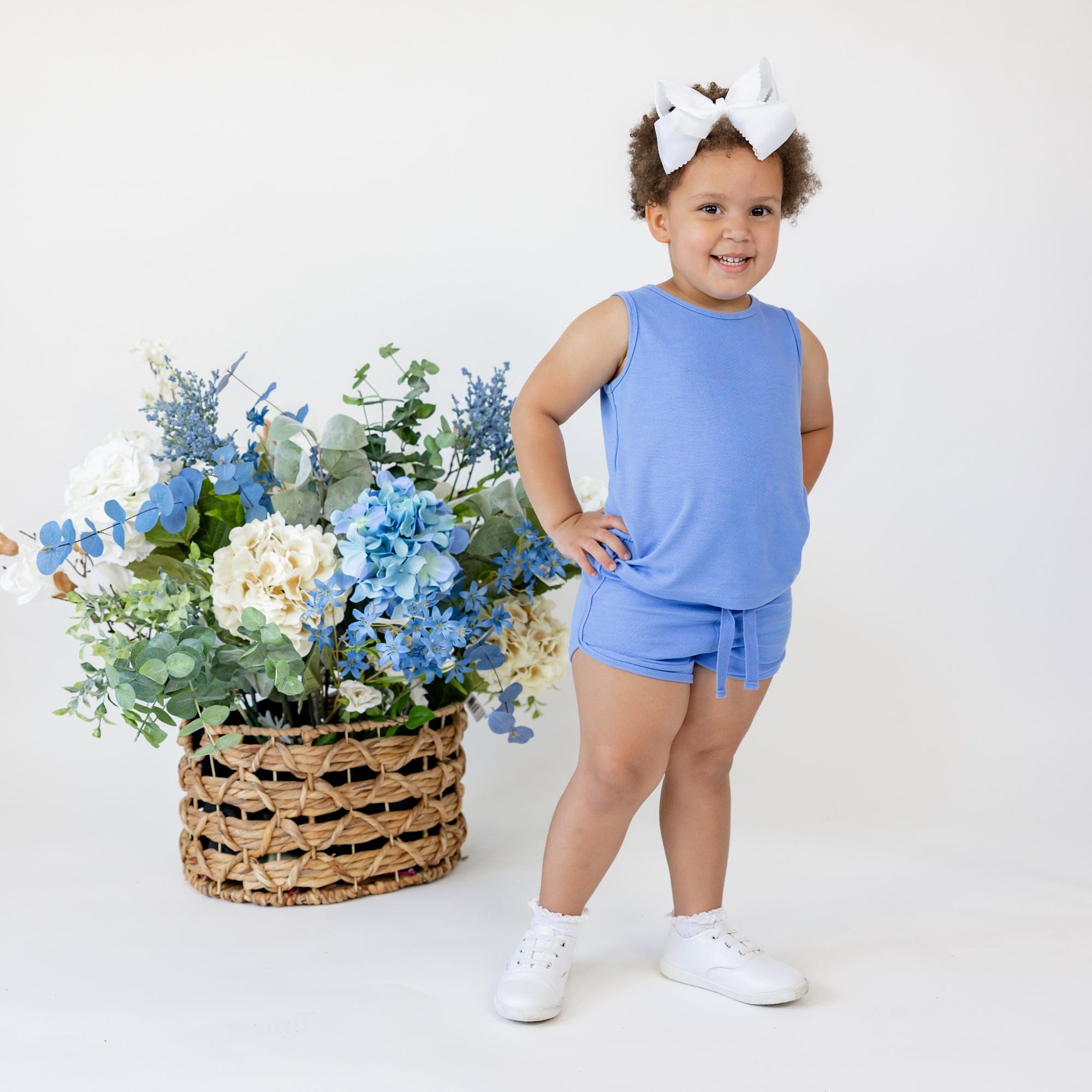 Kyte Baby Bamboo Jersey Tank Jogger Set Bamboo Jersey Tank Jogger Set in Periwinkle