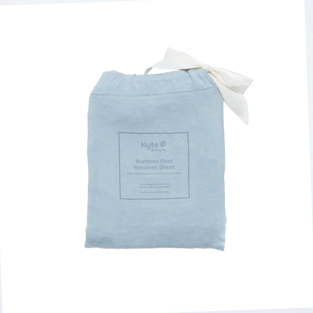 Fog Kyte Baby bamboo Oval Bassinet Sheet in bag