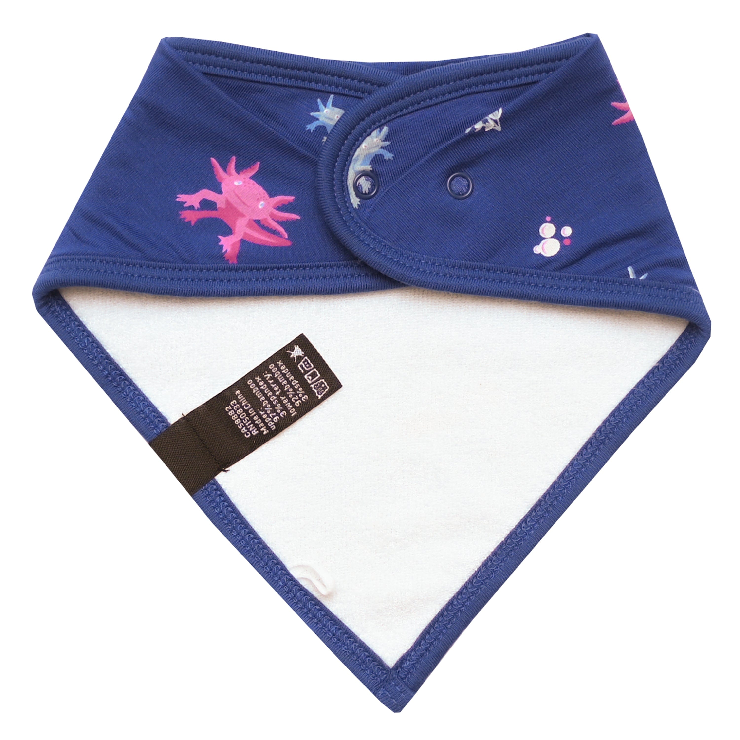 Kyte Baby Bib Axolotl Bib in Axolotl