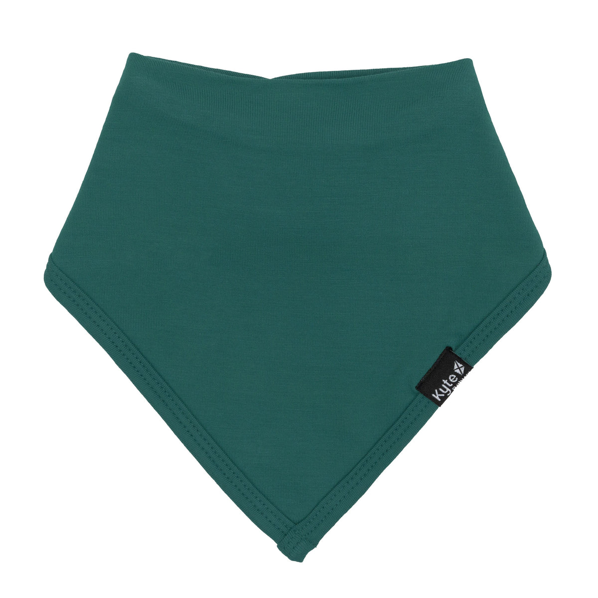 Flat lay of Kyte Baby Bib in Emerald