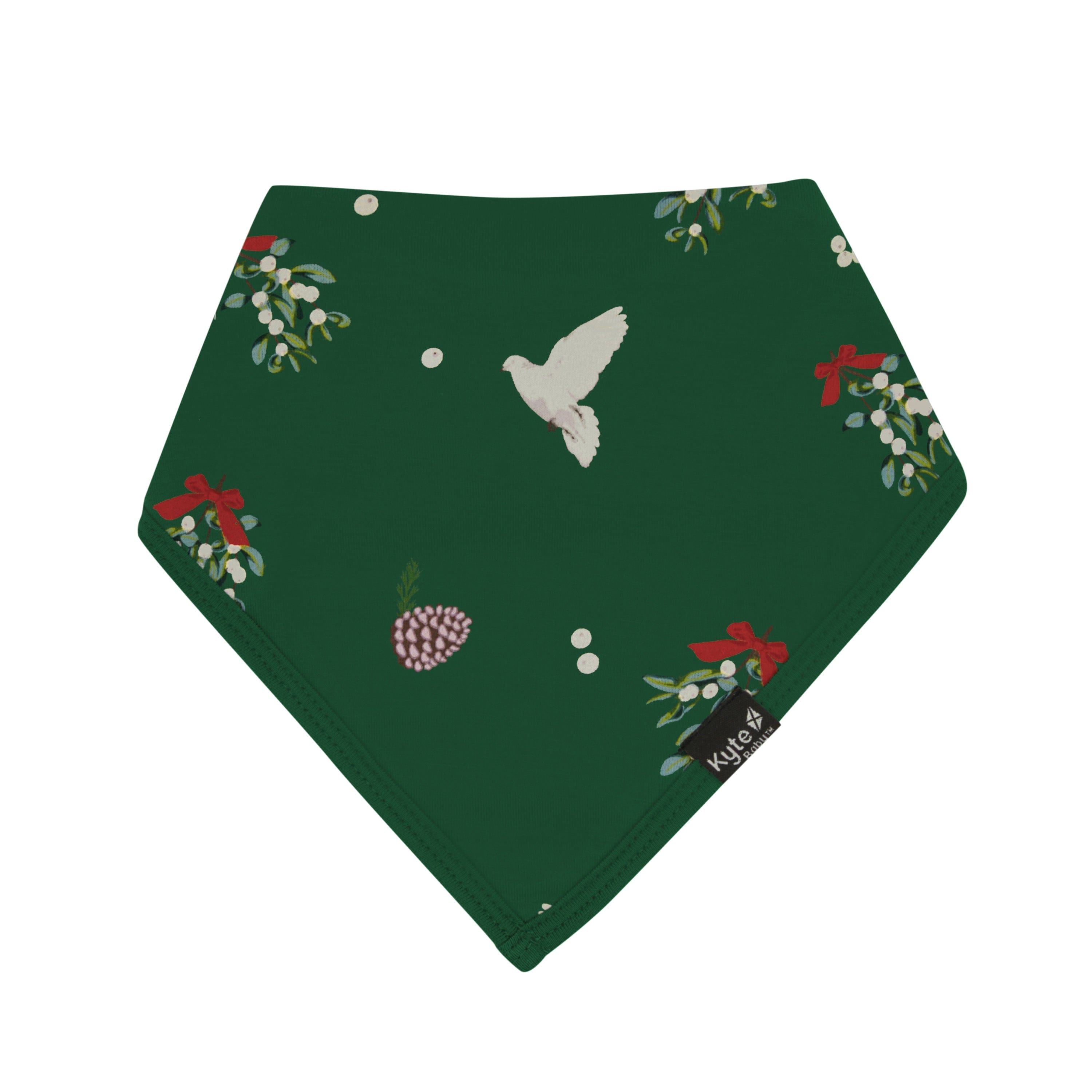 Kyte Baby Bib Mistletoe Bib in Mistletoe