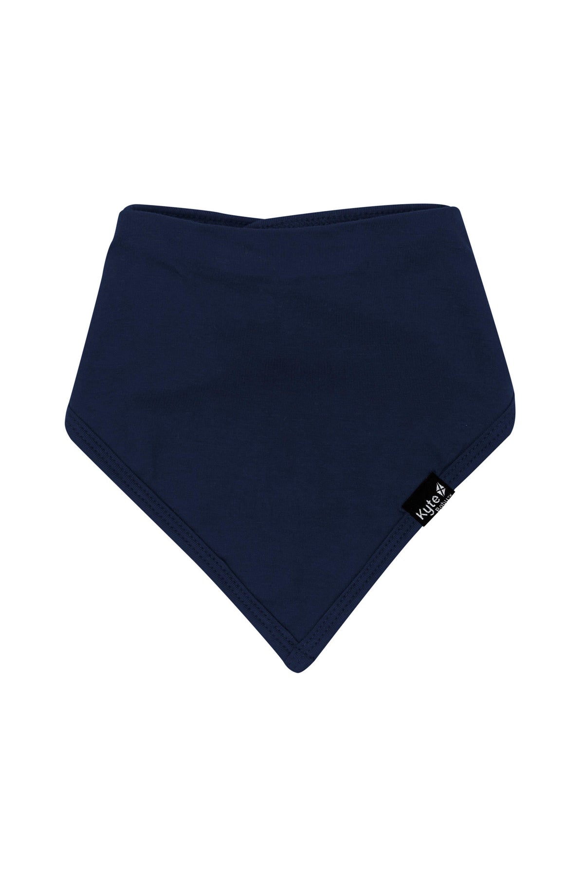 Flat lay of Kyte Baby Bib in Navy