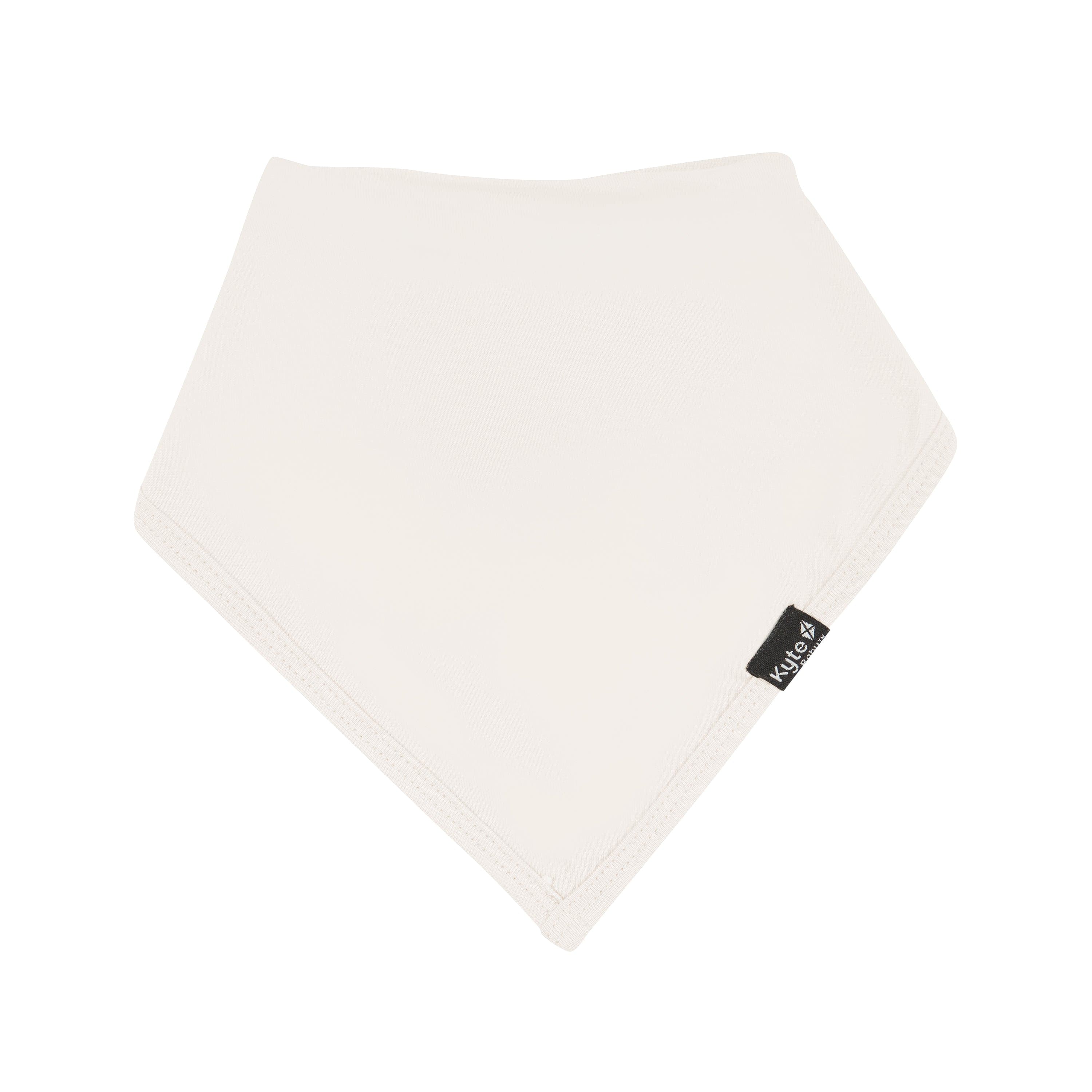 Flat lay of Kyte Baby Bib in Oat