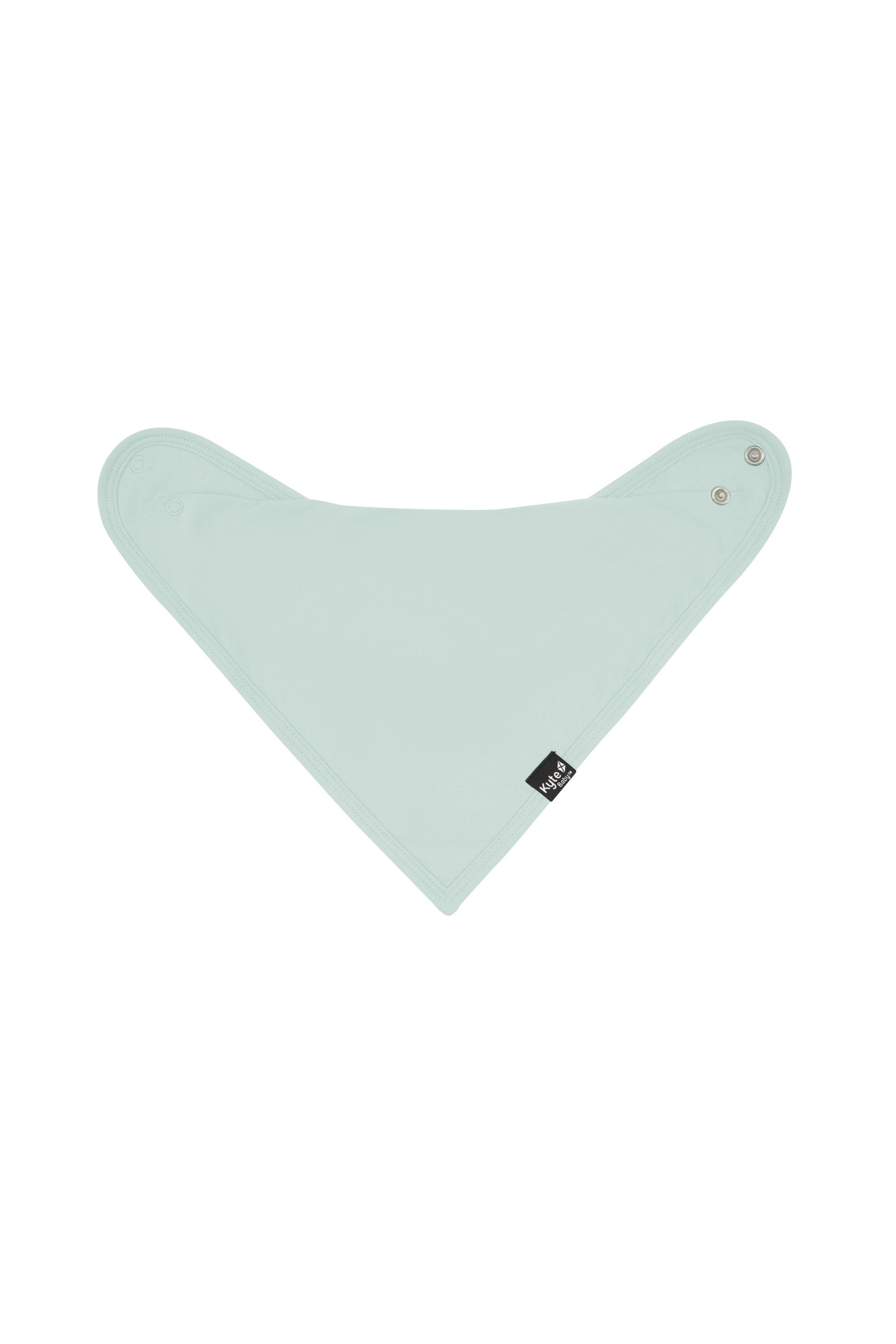 Adjustable snaps on Kyte Baby Bib in Sage