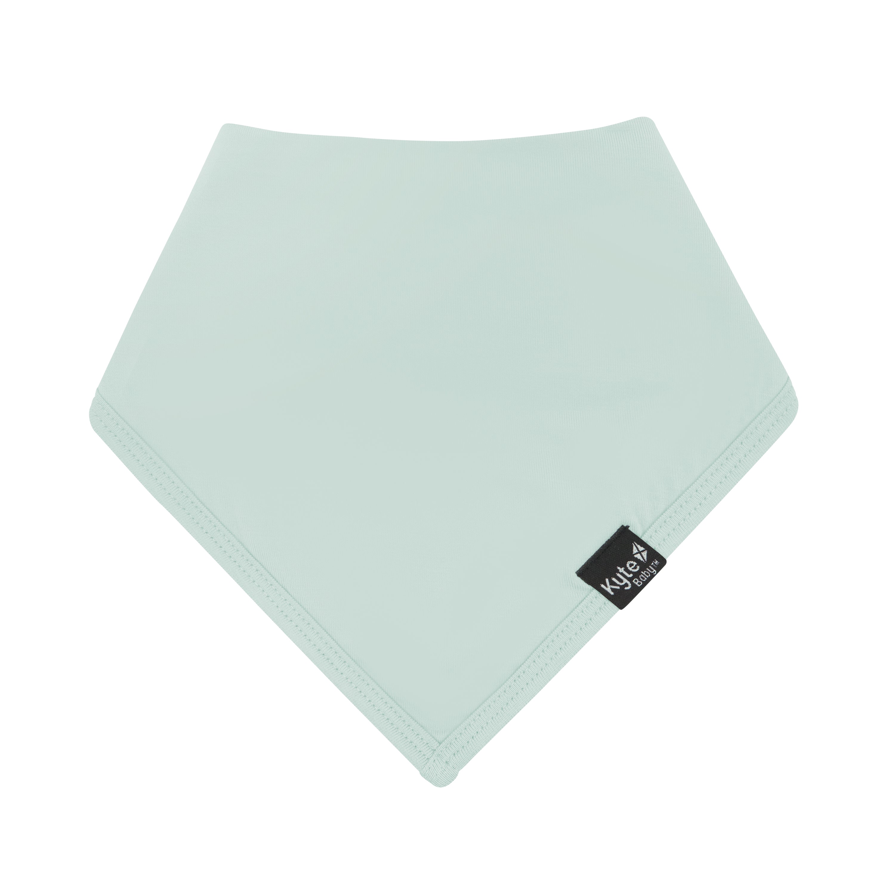 Flat lay of Kyte Baby Bib in Sage