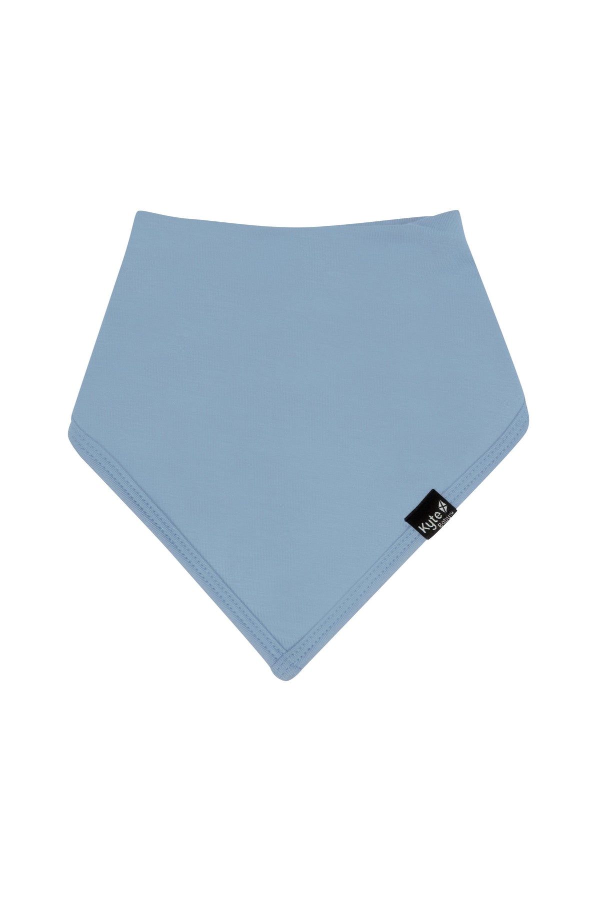 Flat lay of Kyte Baby Bib in Slate