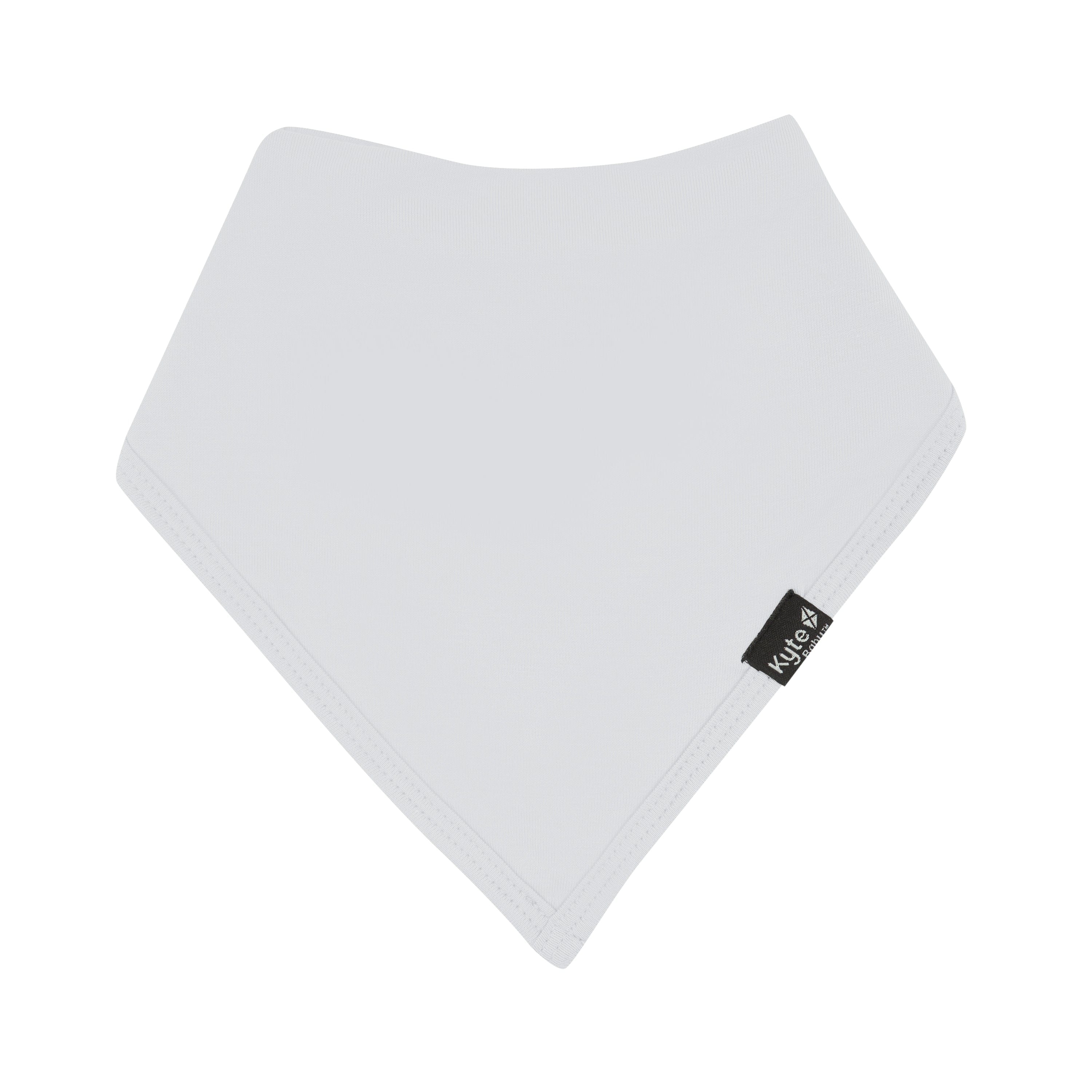 Flat lay of Kyte Baby Bib in Storm