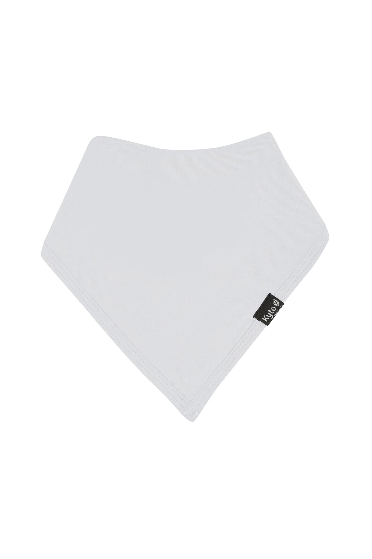 Flat lay of Kyte Baby Bib in Storm