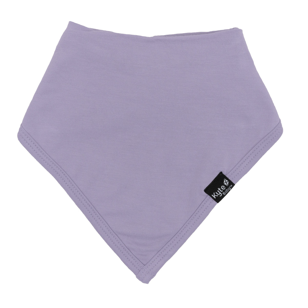 Flat lay of Kyte Baby Bib in Taro