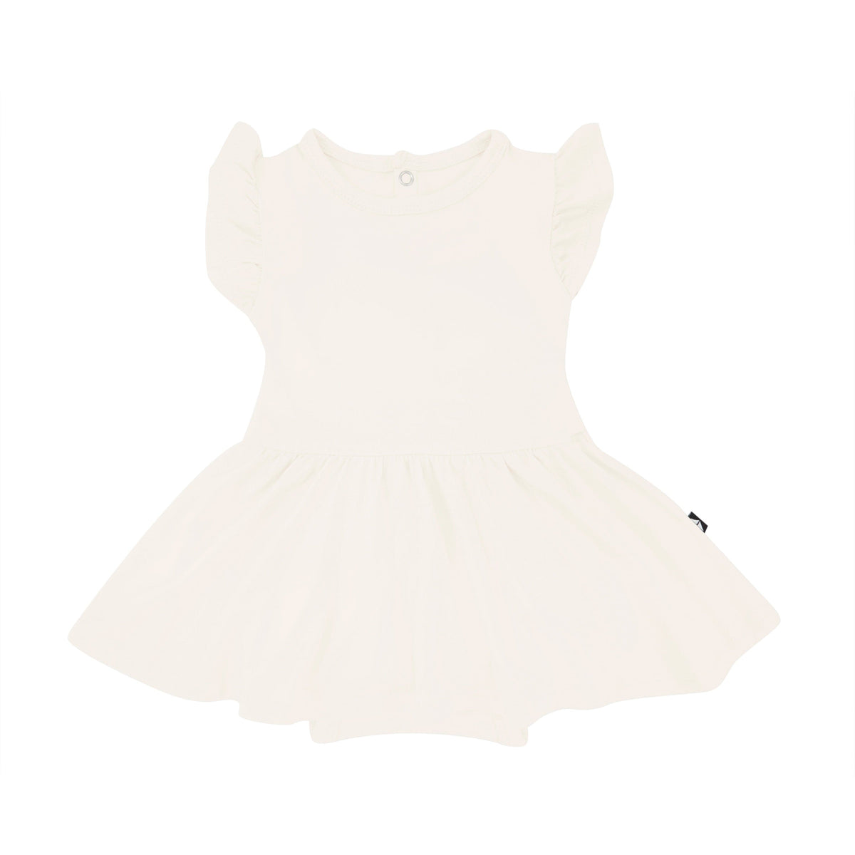 Kyte Baby Bodysuit Dress Twirl Bodysuit Dress in Ecru