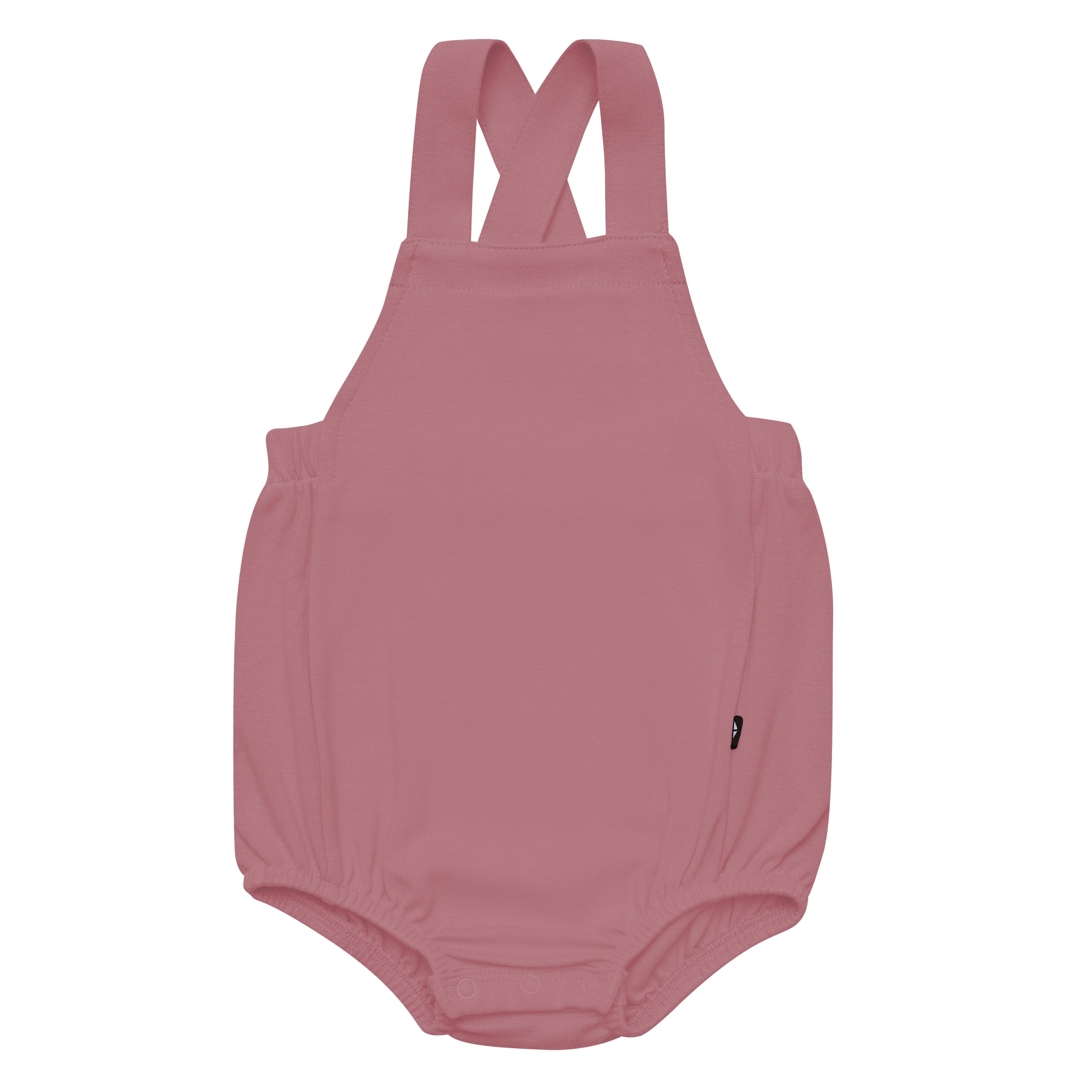 Kyte Baby Bubble Overall Bamboo Jersey Bubble Overall in Dusty Rose