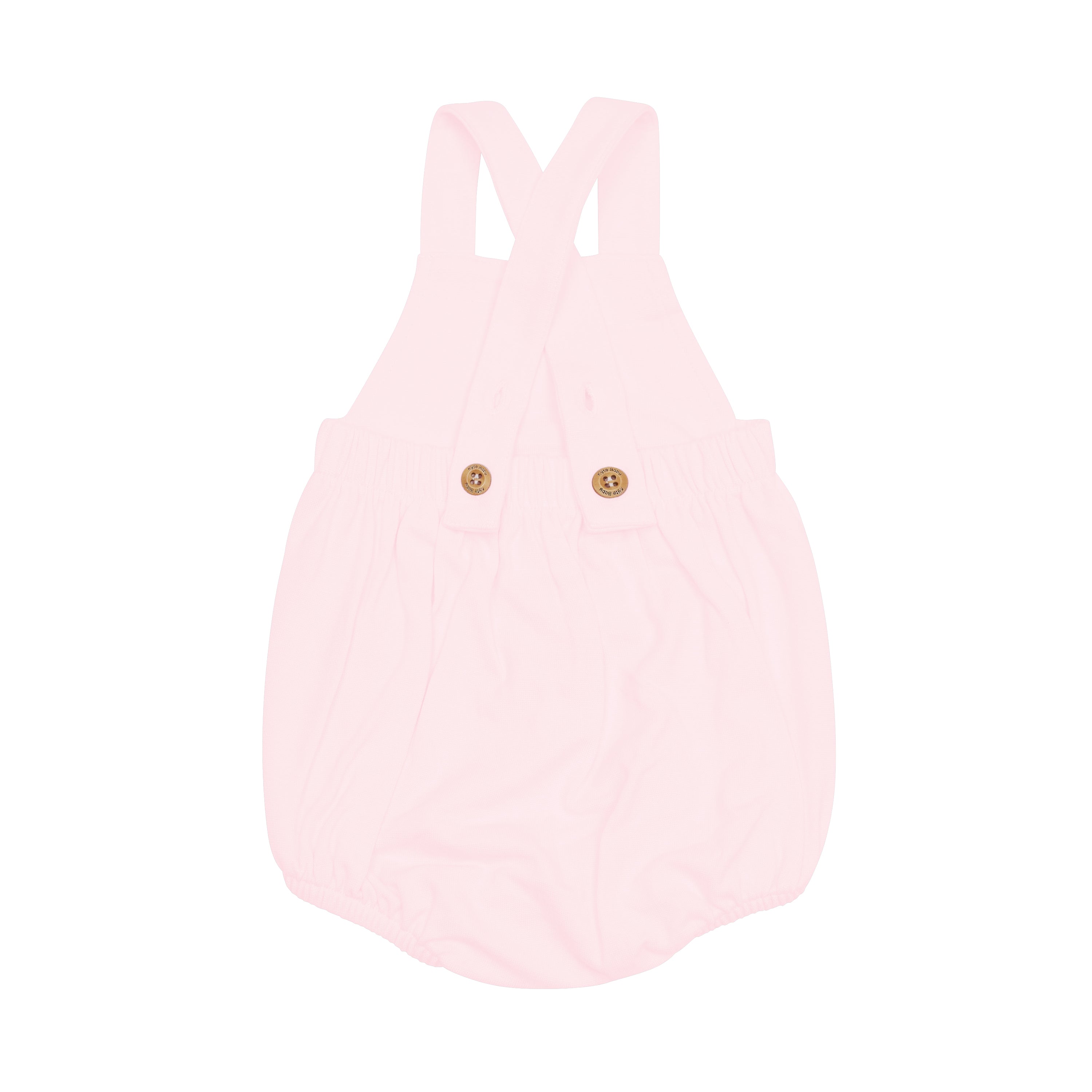 Kyte Baby Bamboo Jersey Bubble Overall with Wooden Buttons in Sakura