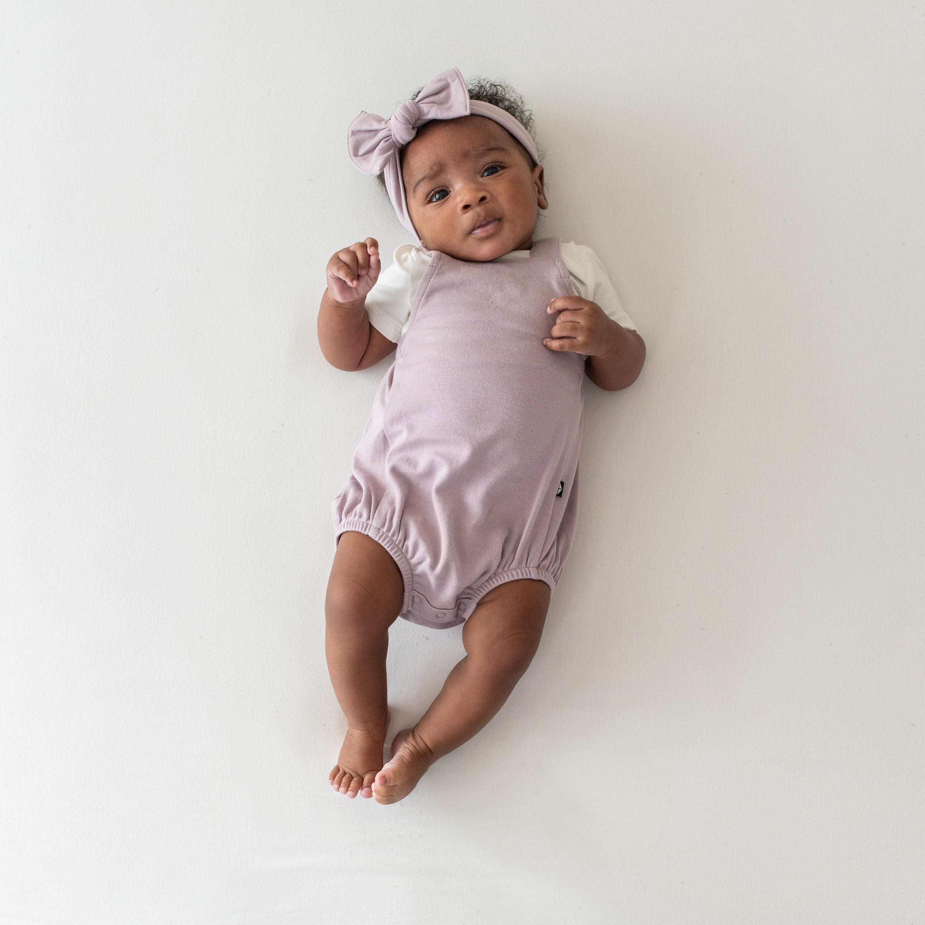 Kyte Baby Bubble Overall Bamboo Jersey Bubble Overall in Wisteria