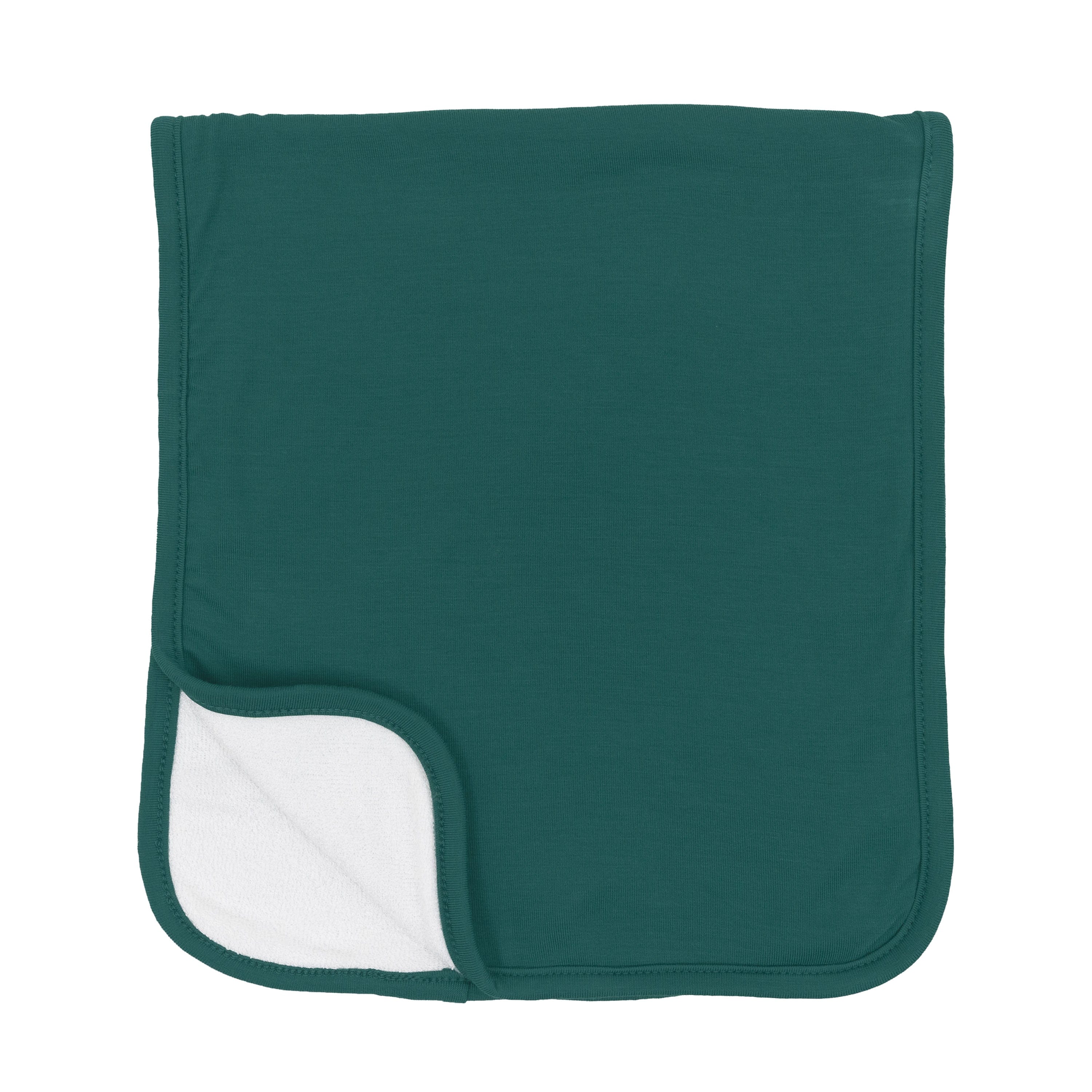 Kyte Baby bamboo and terry antibacterial Burp Cloth in Emerald