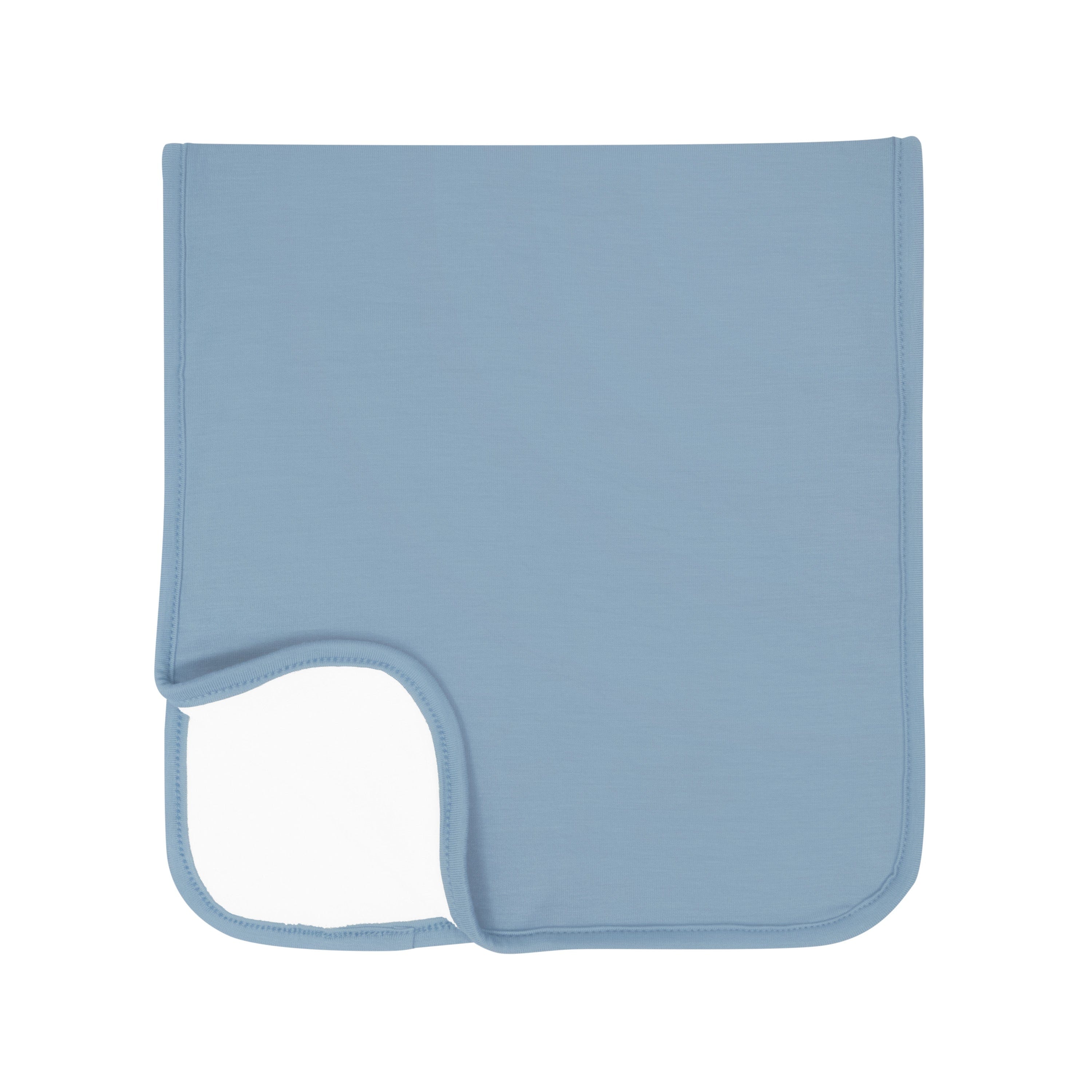 Burp cloth in Slate folded in half