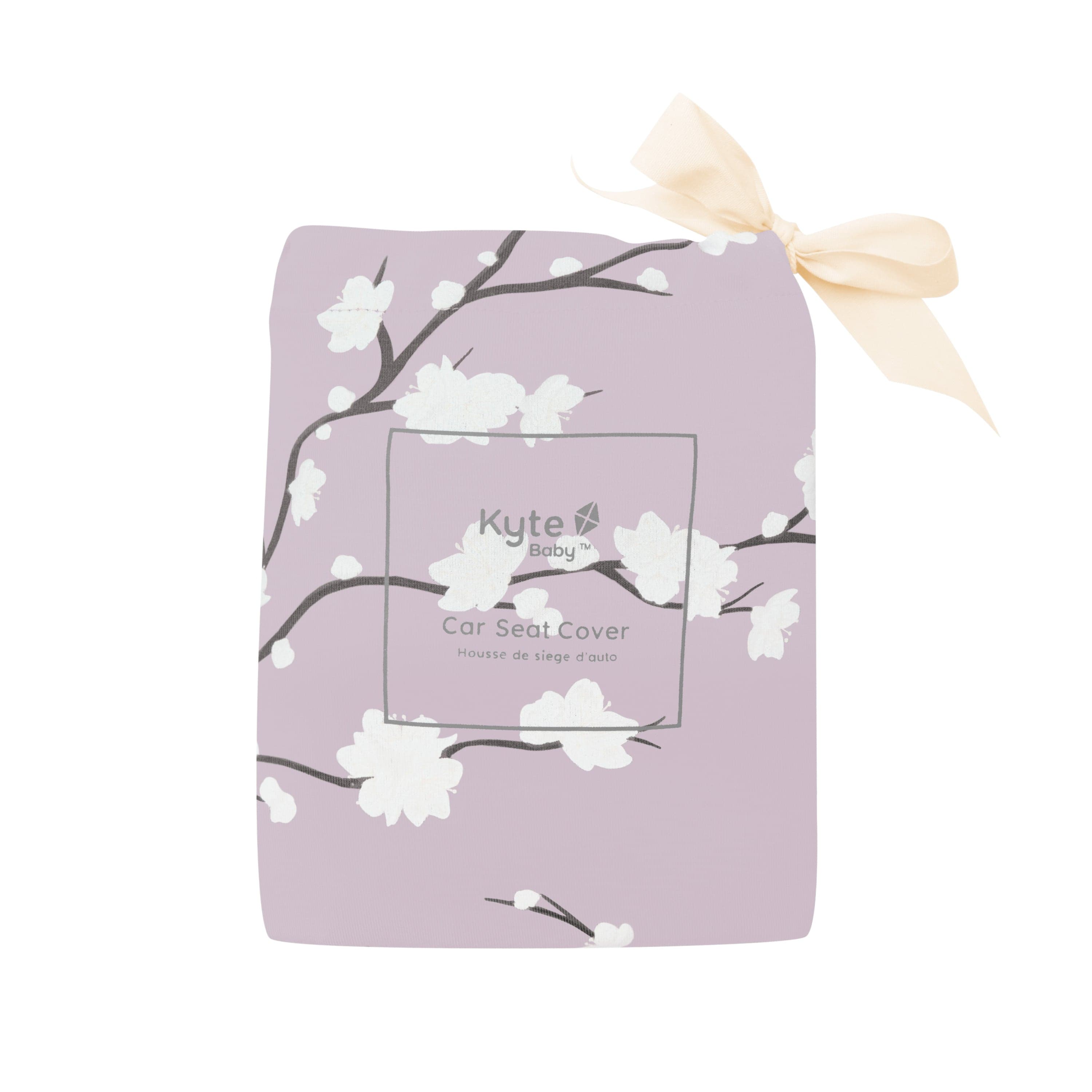 Kyte Baby lightweight Car Seat Cover in Cherry Blossom