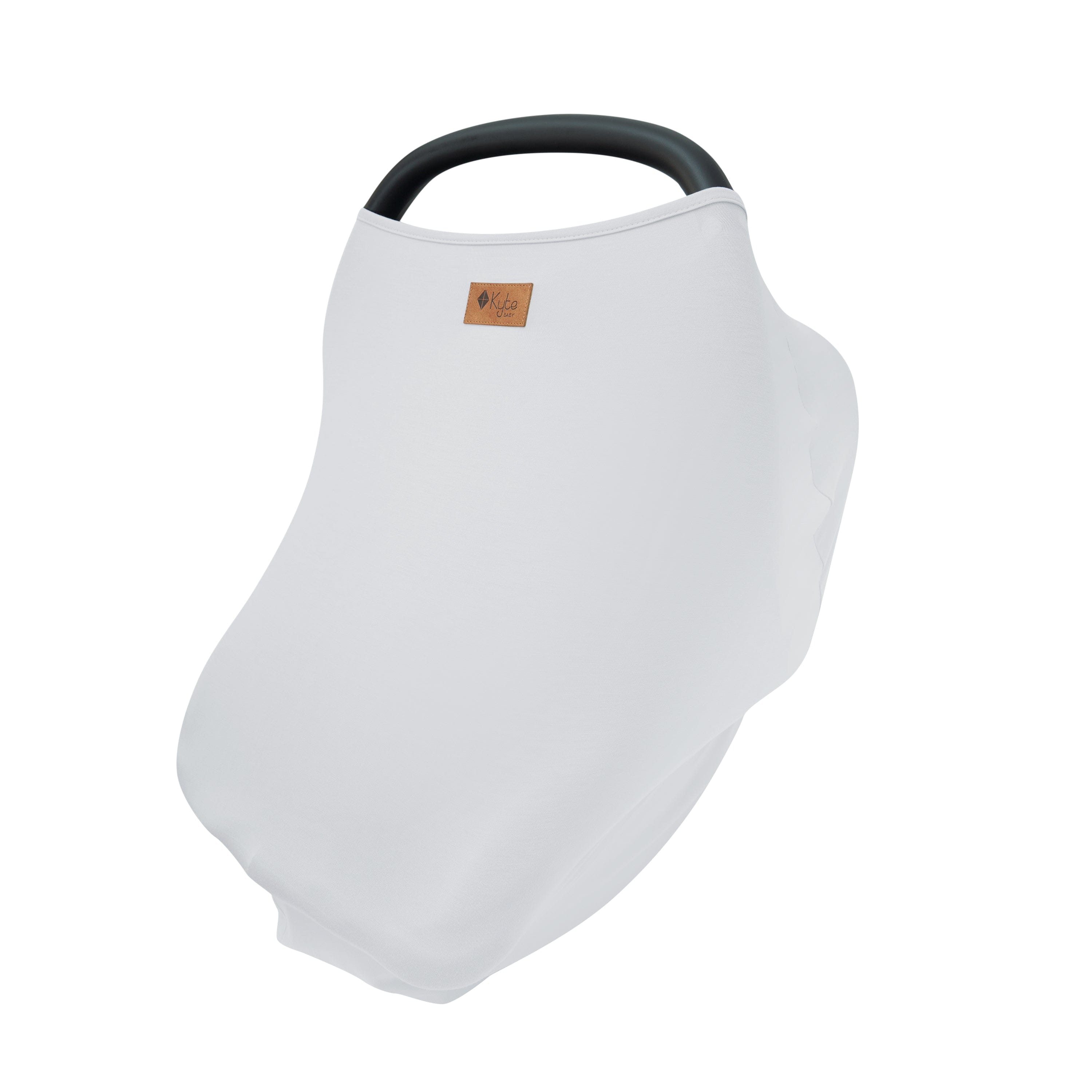 Kyte Baby Car Seat Cover in Storm on infant carrier