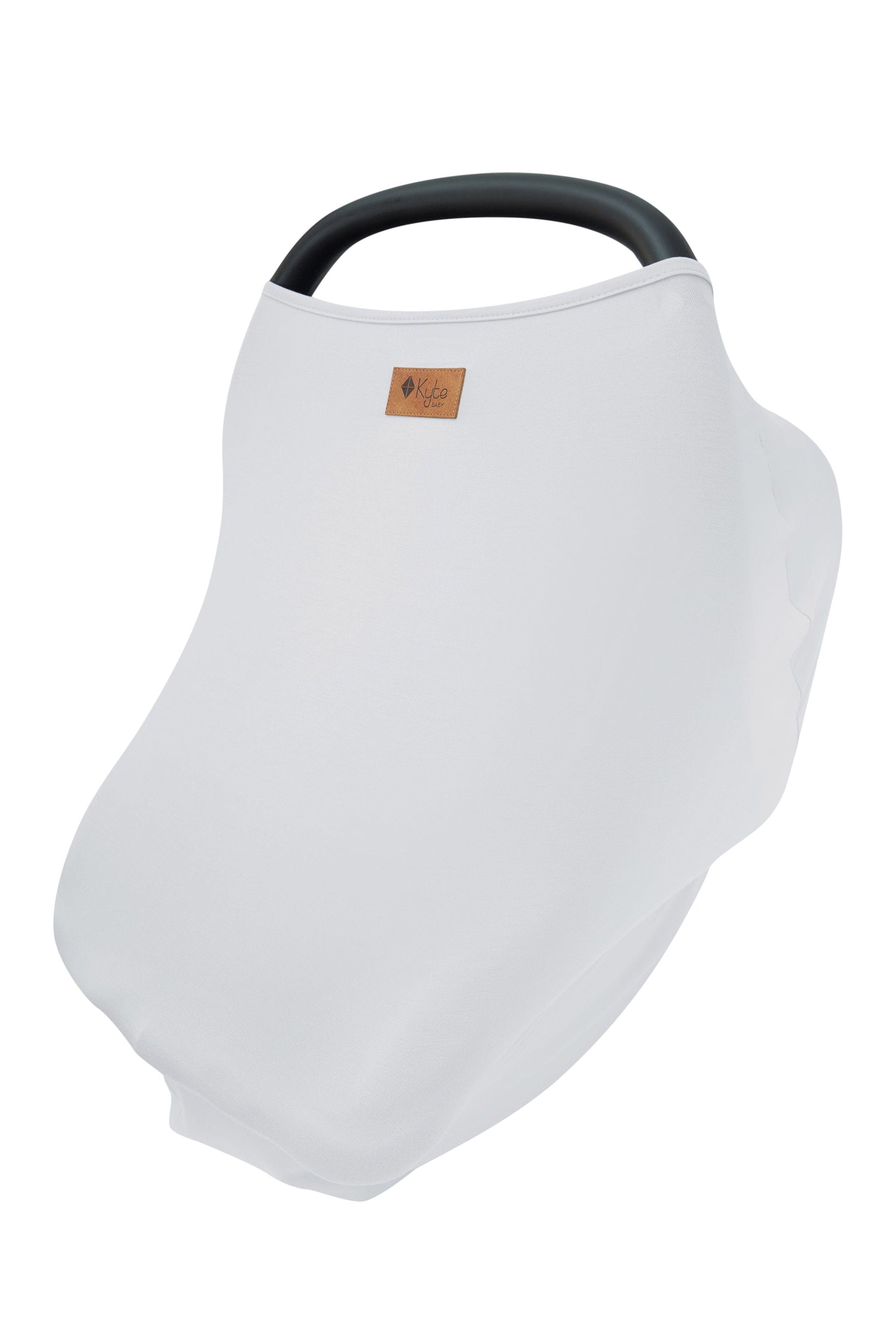 Kyte Baby Car Seat Cover in Storm on infant carrier
