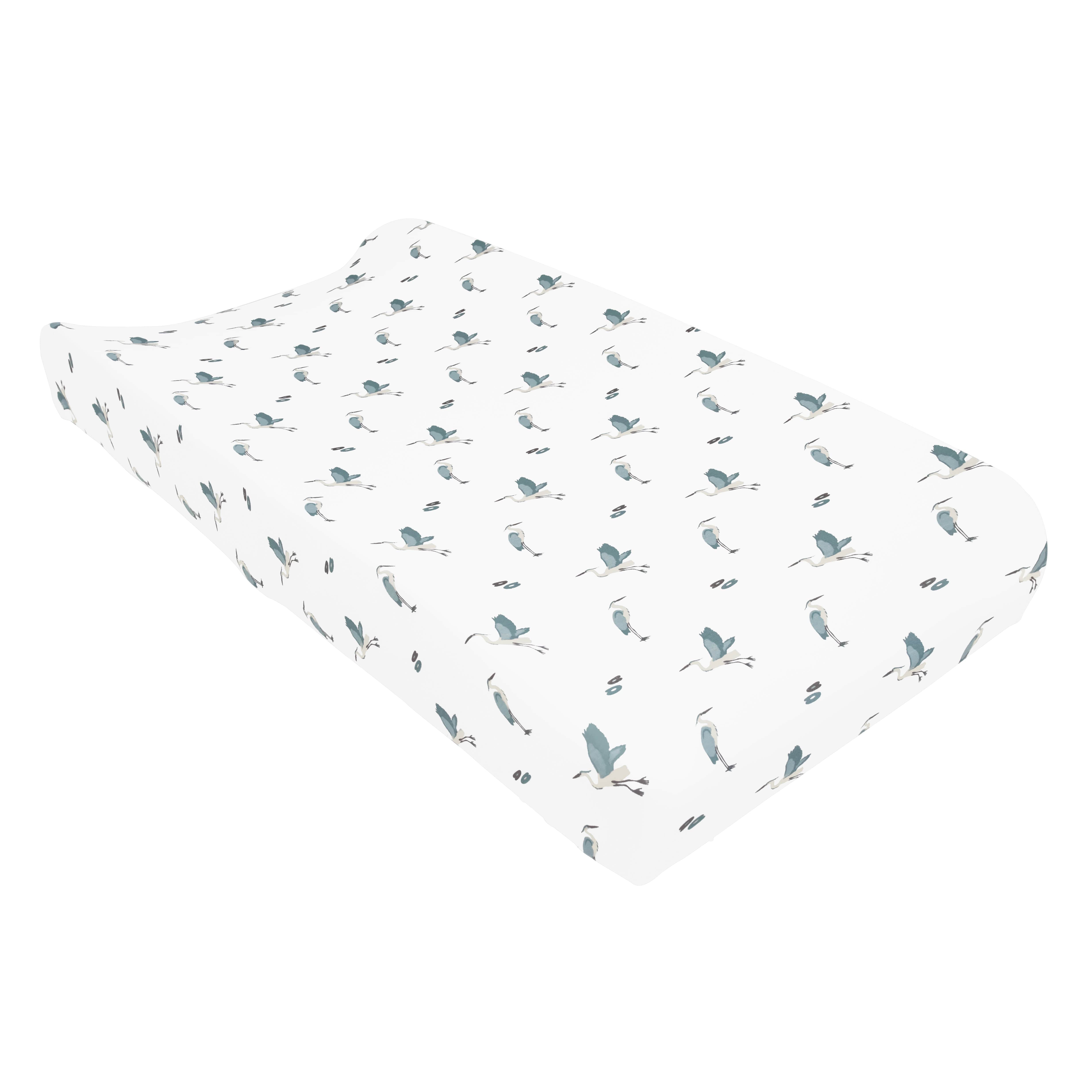 Kyte Baby Change Pad Cover Blue Heron / One Size Change Pad Cover in Blue Heron