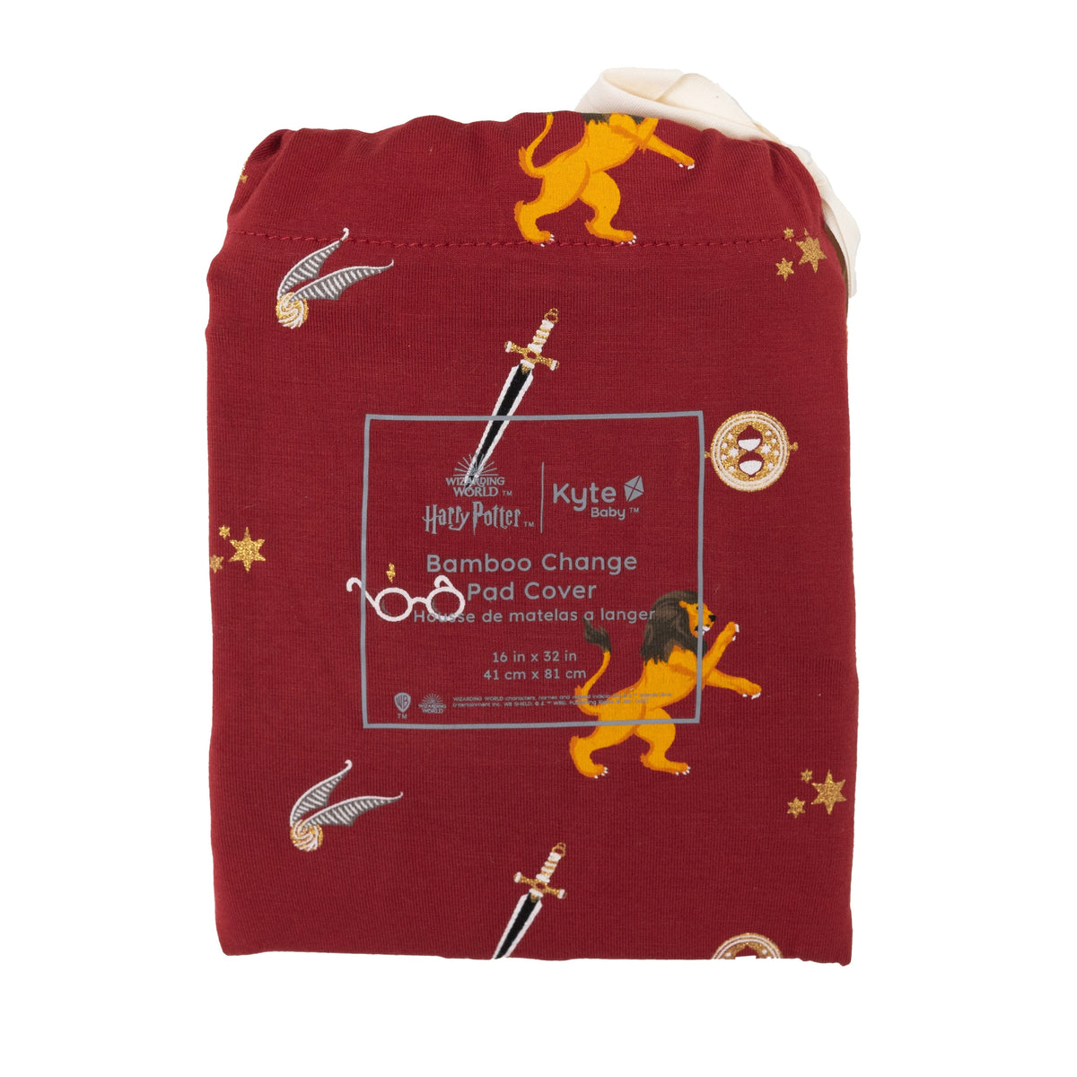Kyte Baby Change Pad Cover Gryffindor™ / One Size Change Pad Cover in Gryffindor™
