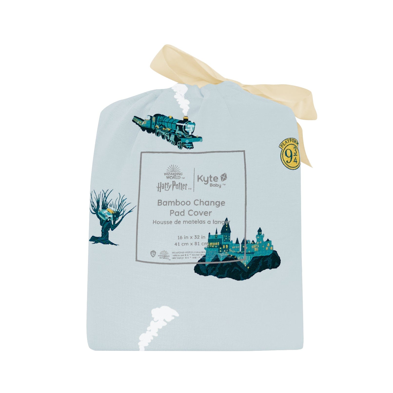 Harry Potter™ Journey Kyte Baby bamboo Changing Pad Cover in bag
