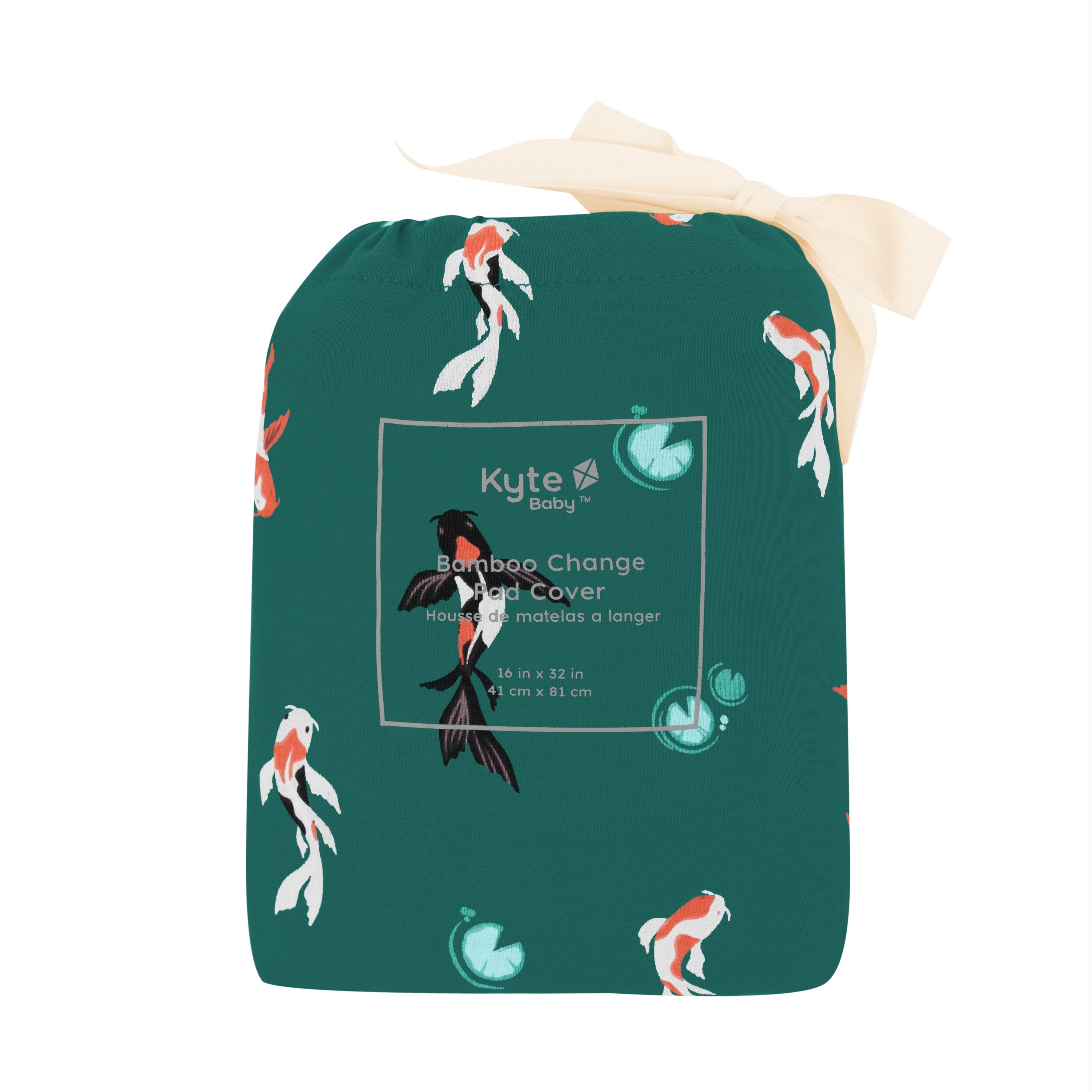 Kyte Baby Change Pad Cover Koi / One Size Change Pad Cover in Koi