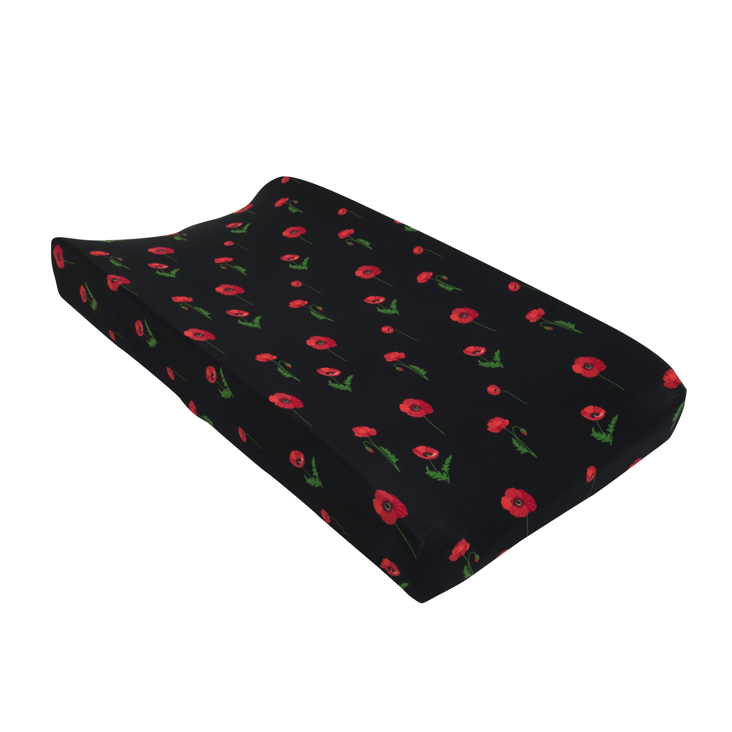 Kyte Baby Change Pad Cover in Midnight Poppies