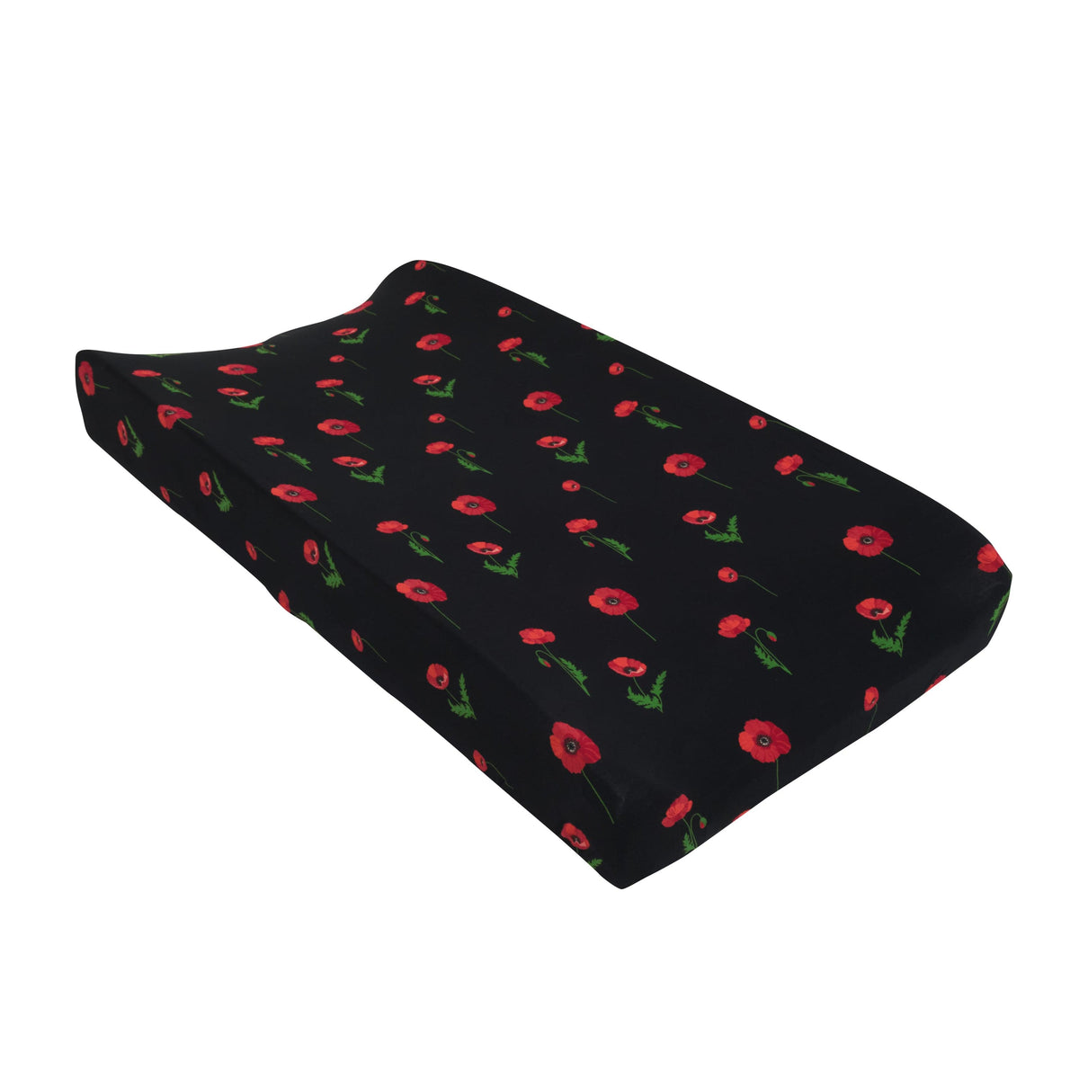 Kyte Baby Change Pad Cover in Midnight Poppies