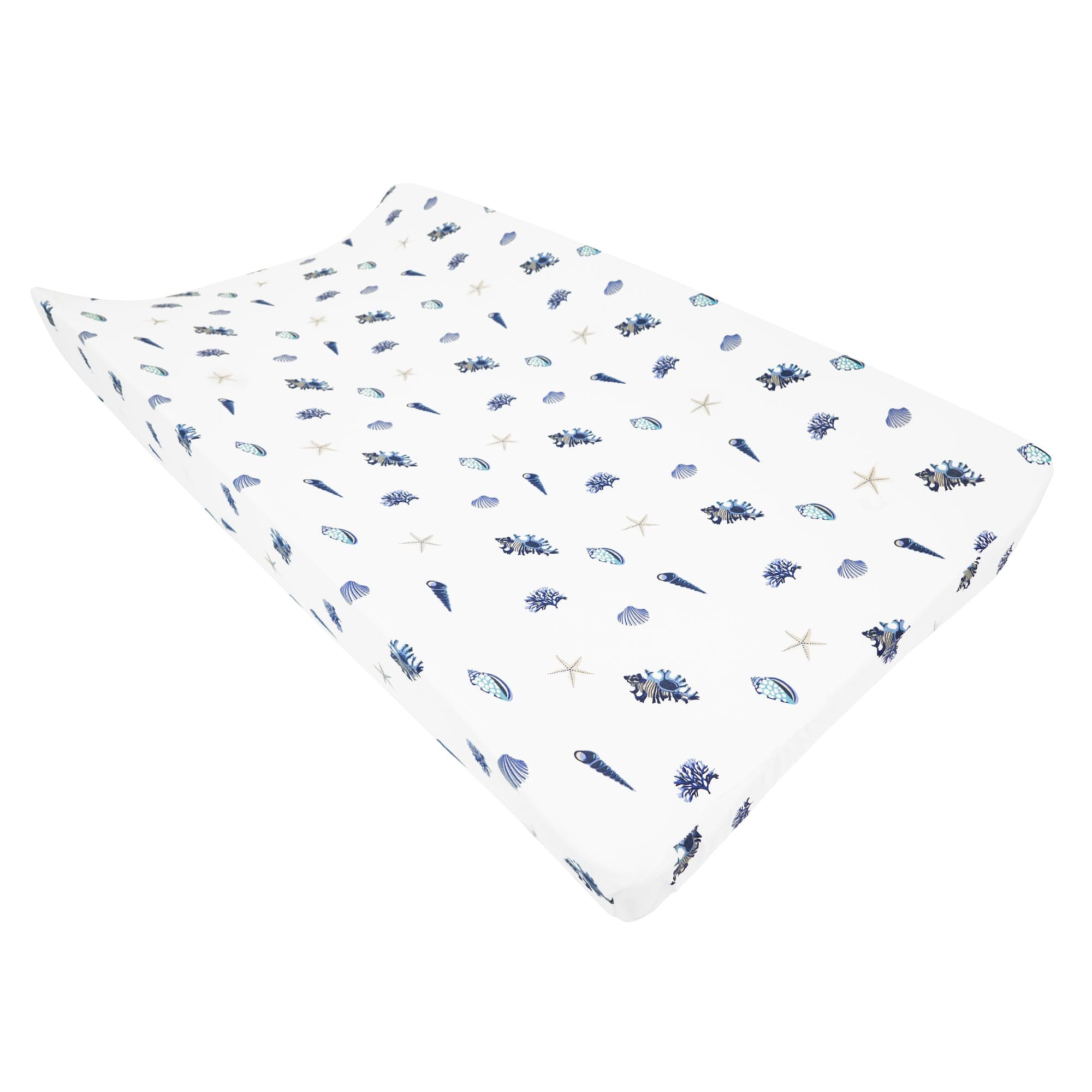 Kyte Baby Change Pad Cover Royal Shell / One Size Change Pad Cover in Royal Shell