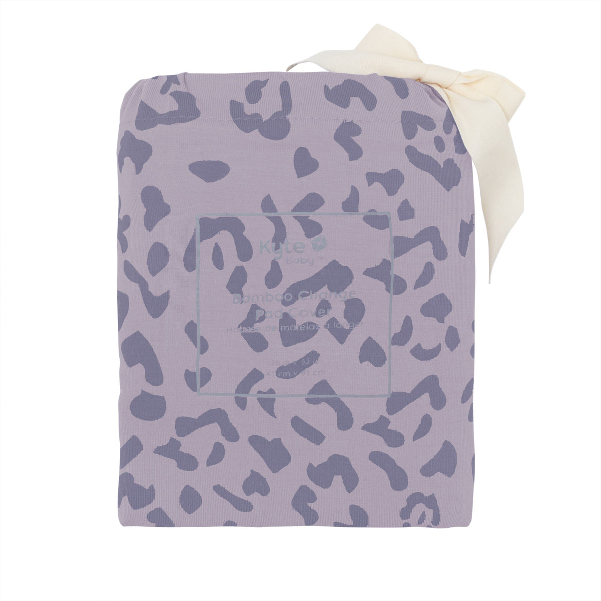 Kyte Baby Change Pad Cover Taro Leopard / One Size Change Pad Cover in Taro Leopard