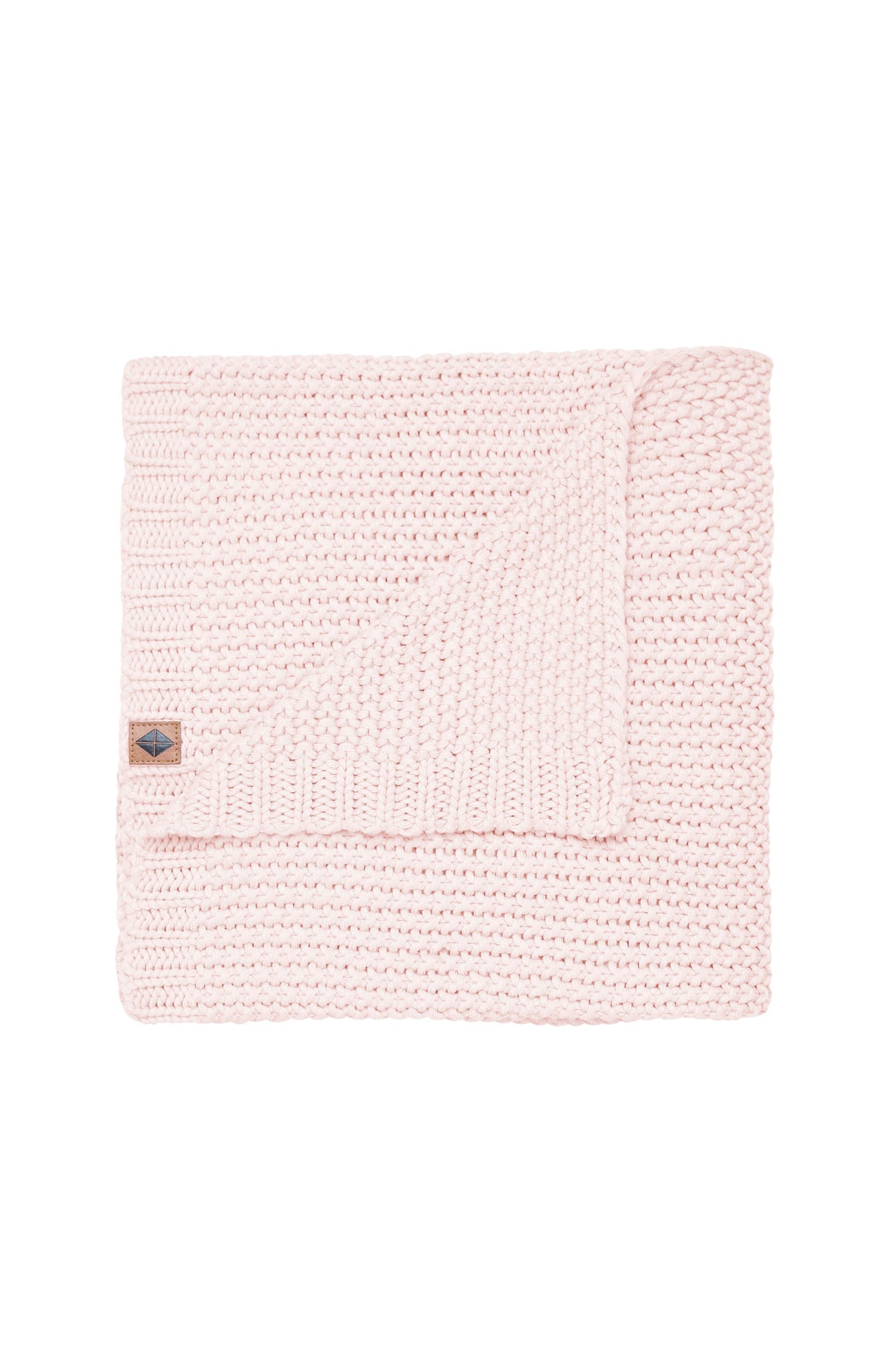 Kyte Baby Chunky Knit Baby Blanket in Blush