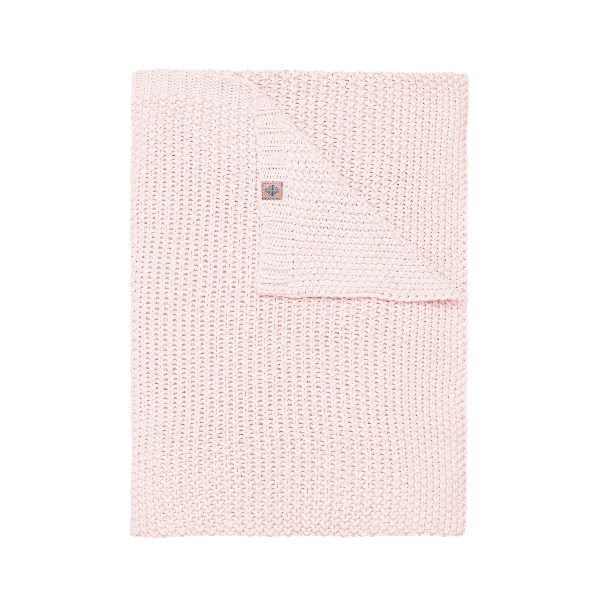 Kyte Baby Chunky Knit Toddler Blanket in Blush Pink