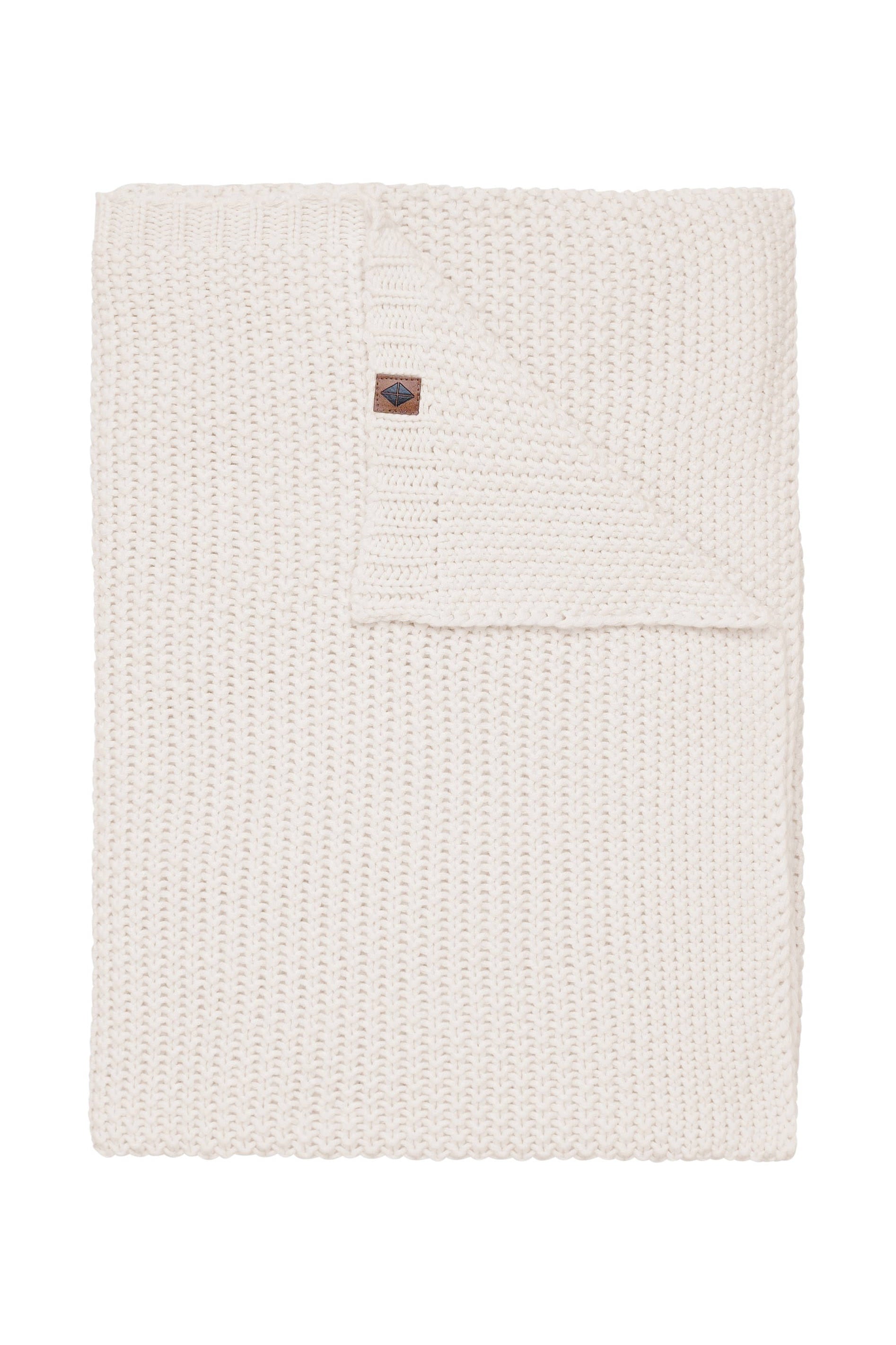 Kyte Baby Chunky Knit Toddler Blanket in Oat