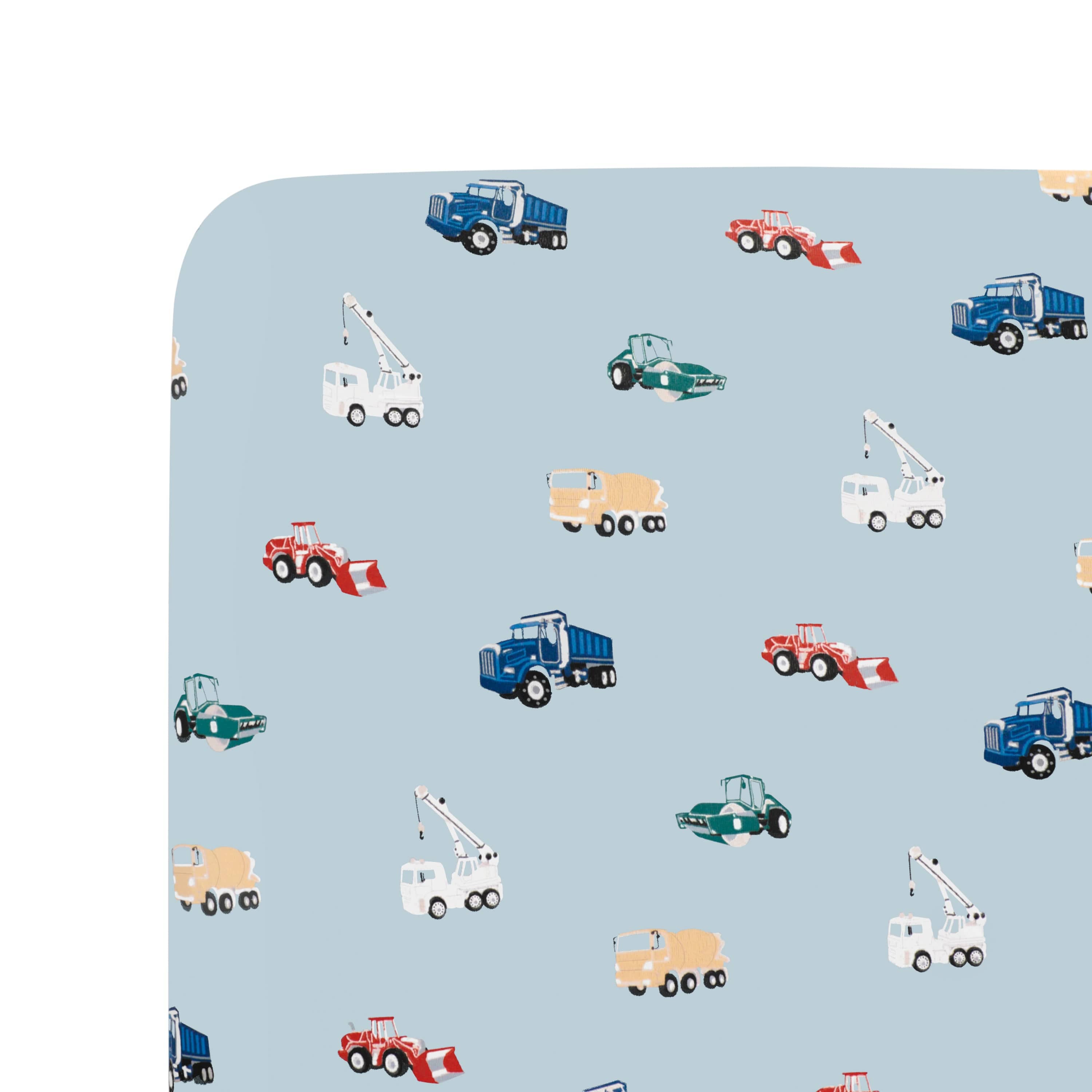 Kyte Baby bamboo Crib Sheet in Construction