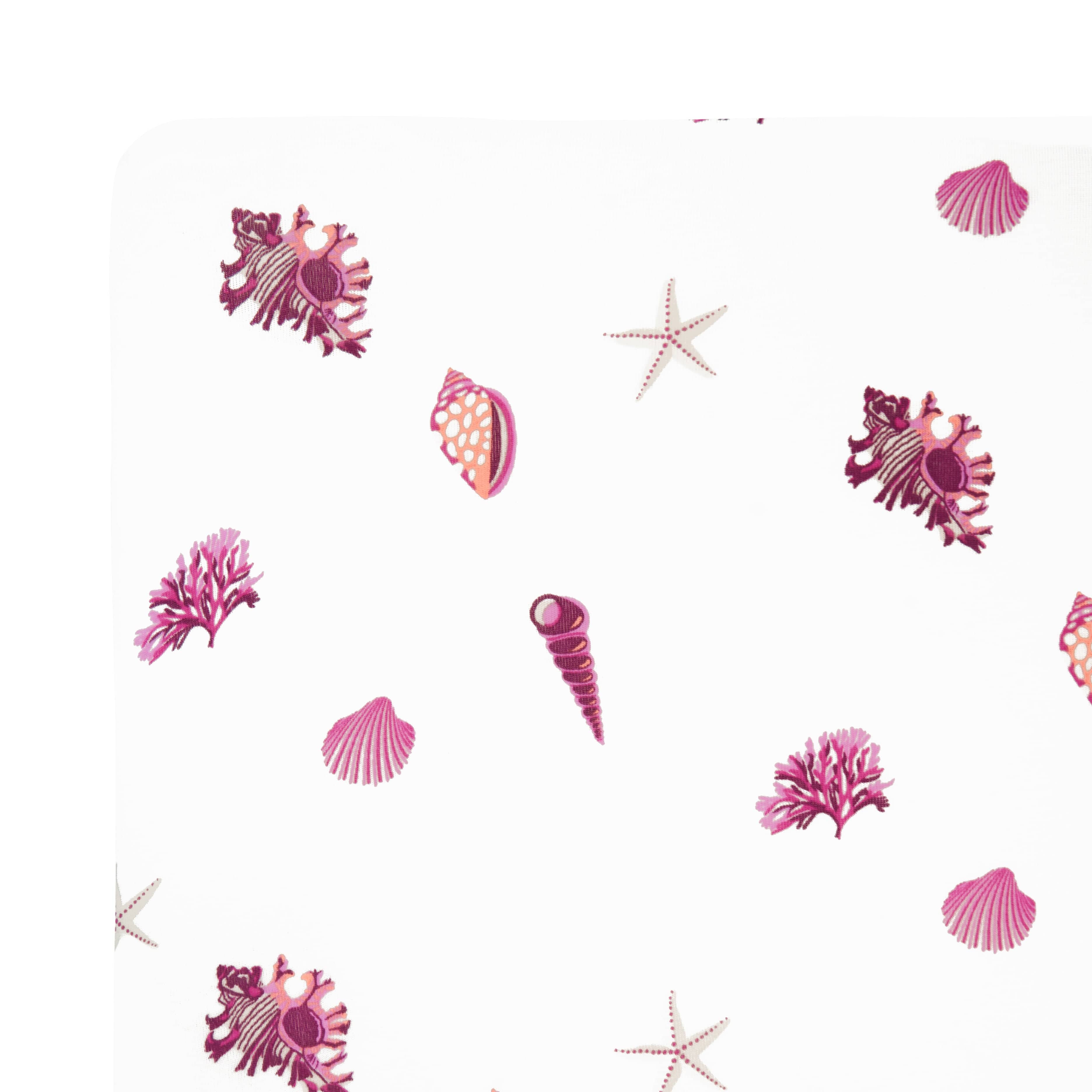 Kyte Baby Crib Sheet Crib Sheet / Raspberry Shell Crib Sheet in Raspberry Shell