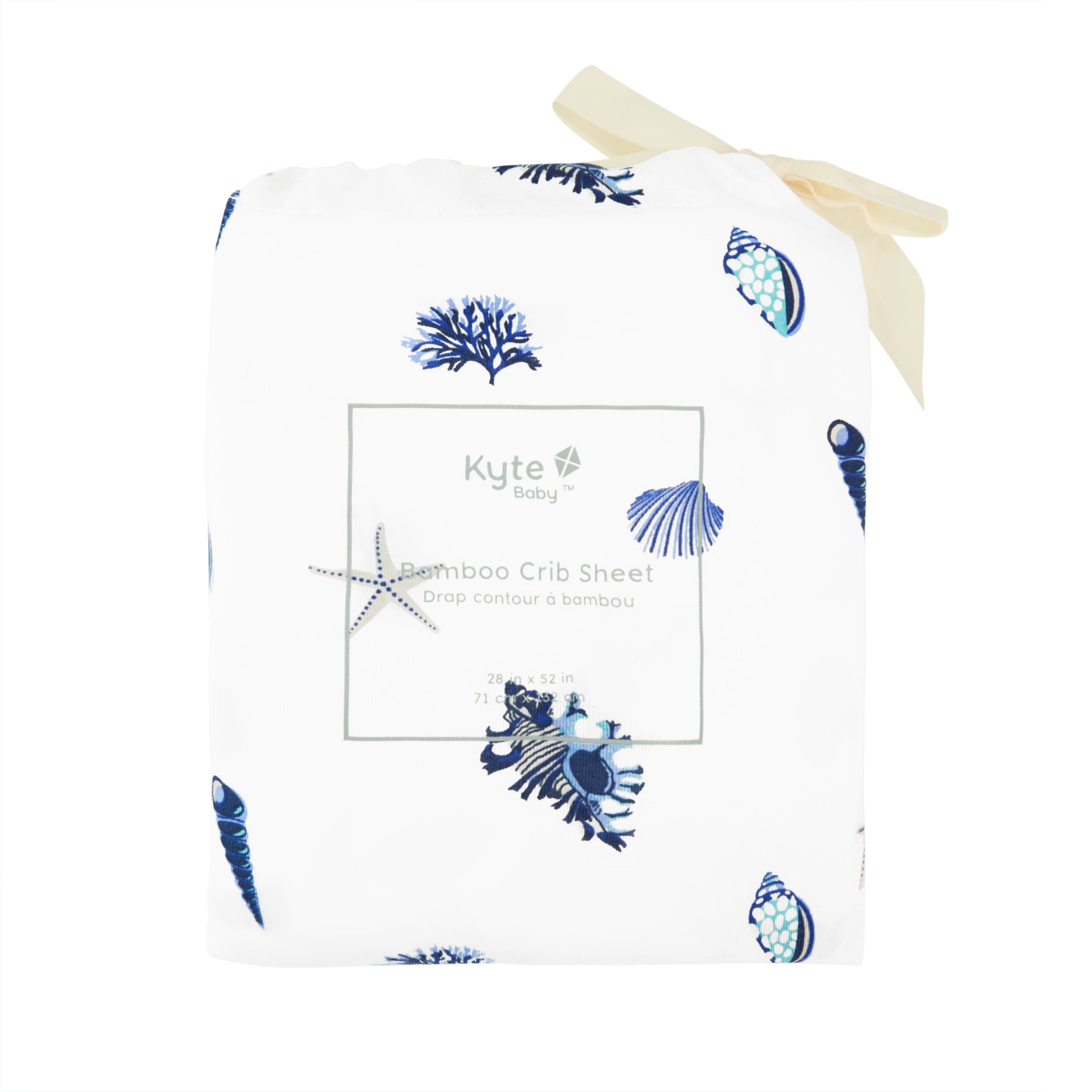 Kyte Baby Crib Sheet Crib Sheet / Royal Shell Crib Sheet in Royal Shell