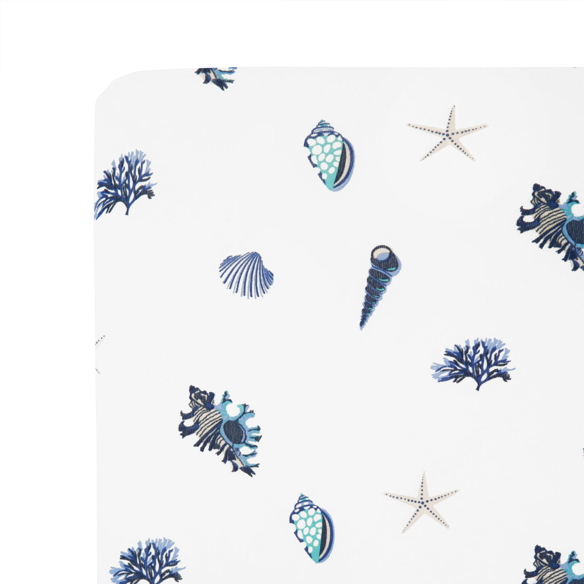 Kyte Baby Crib Sheet Crib Sheet / Royal Shell Crib Sheet in Royal Shell