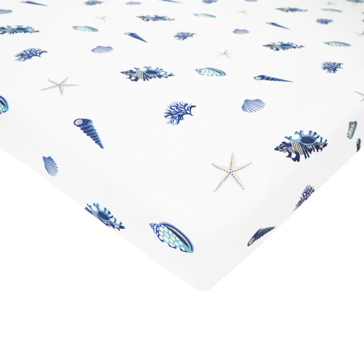 Kyte Baby Crib Sheet Crib Sheet / Royal Shell Crib Sheet in Royal Shell