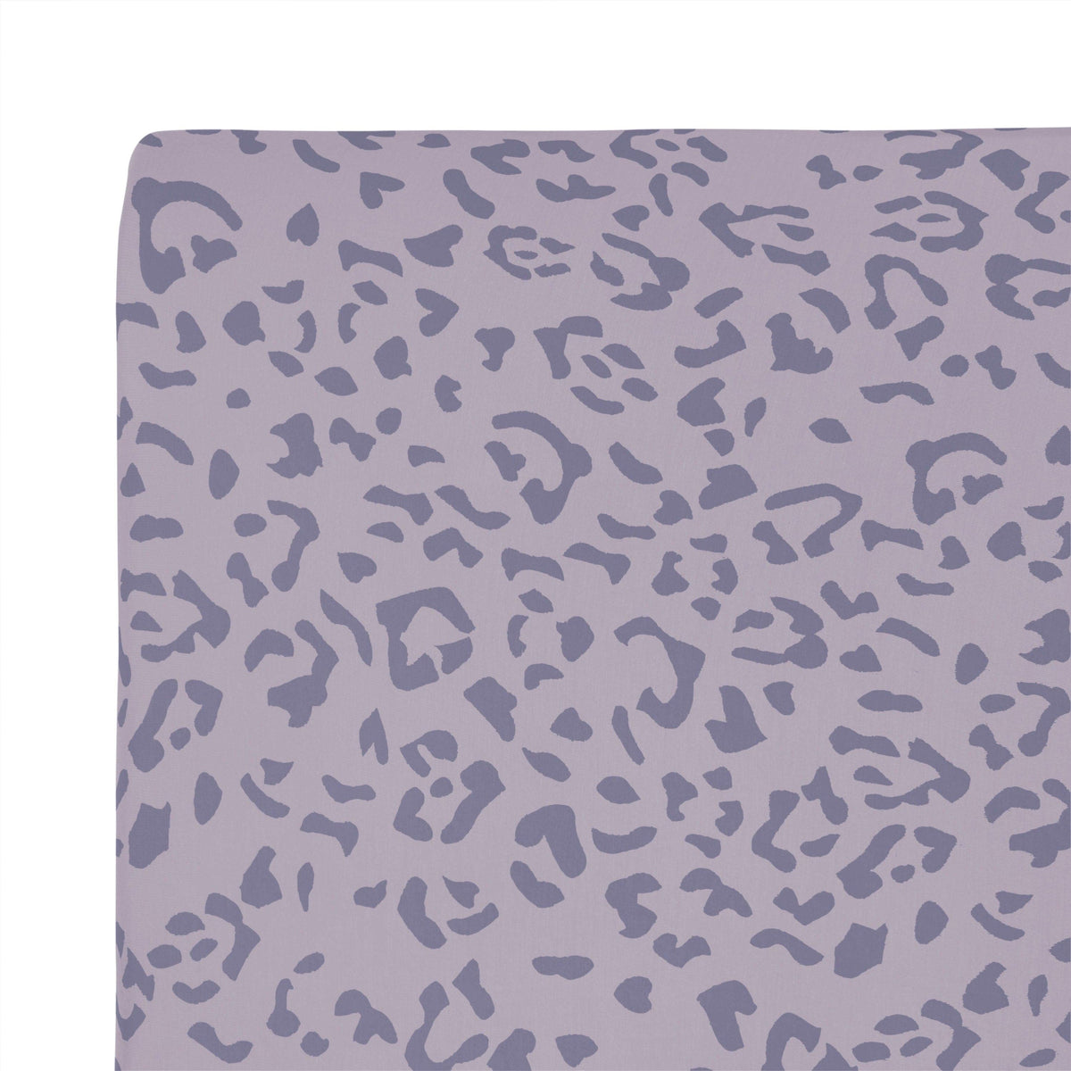 Kyte Baby bamboo Crib Sheet in Taro Leopard