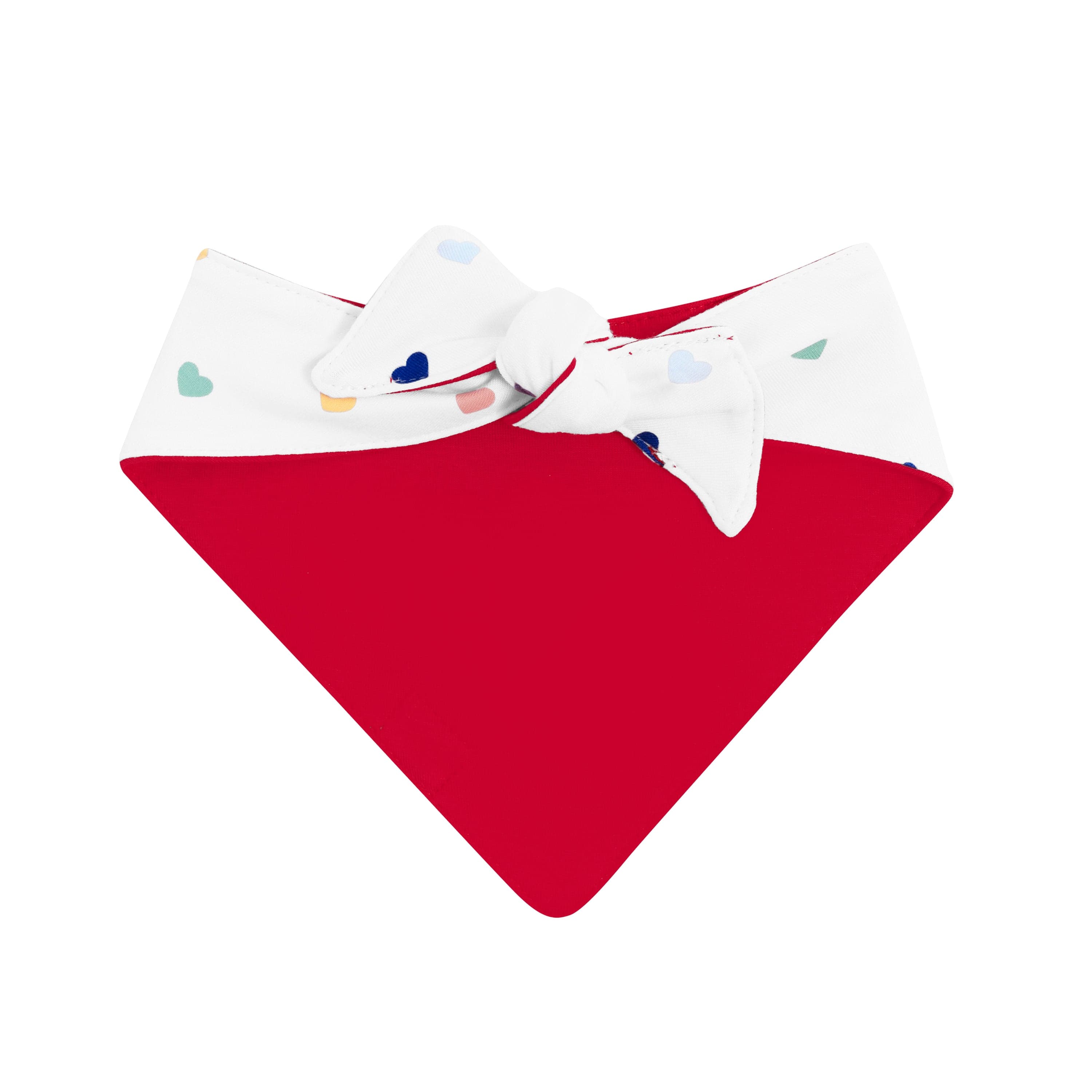 Kyte Baby Dog Bandana Dog Bandana in Cloud Rainbow Heart