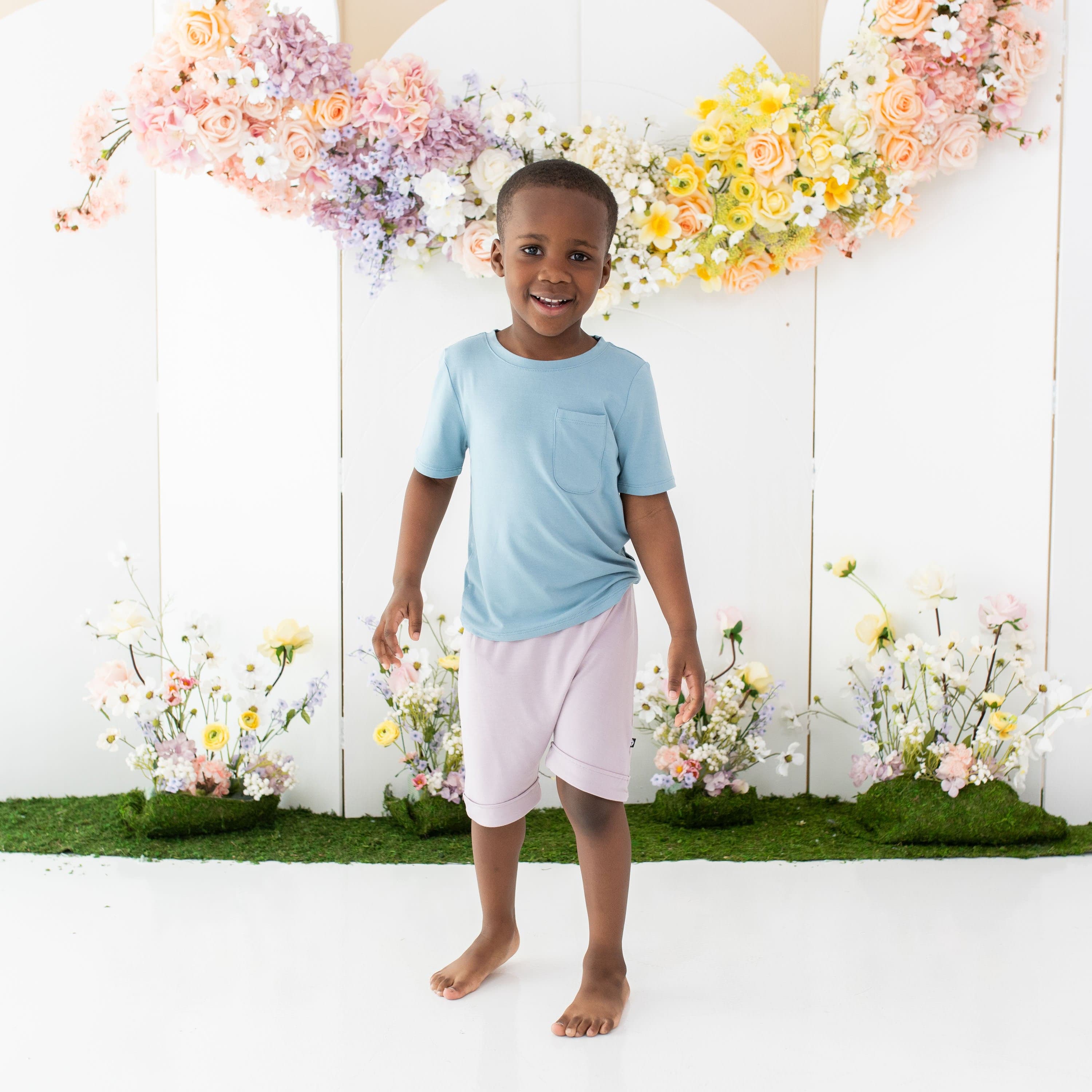 Kyte Baby Harem Shorts Harem Shorts in Wisteria