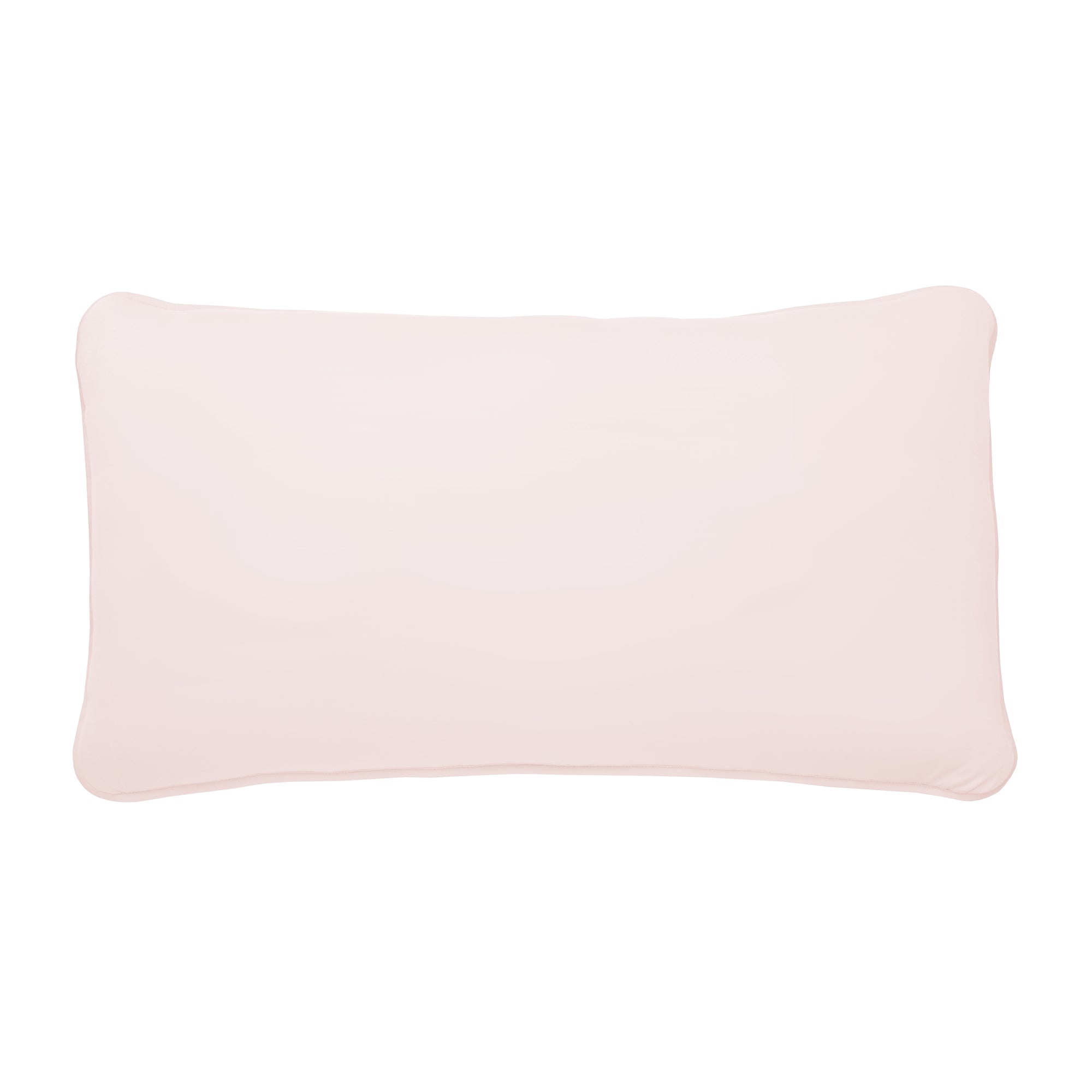 Smooth backing of Kyte Baby King Quilted Pillowcase in Blush