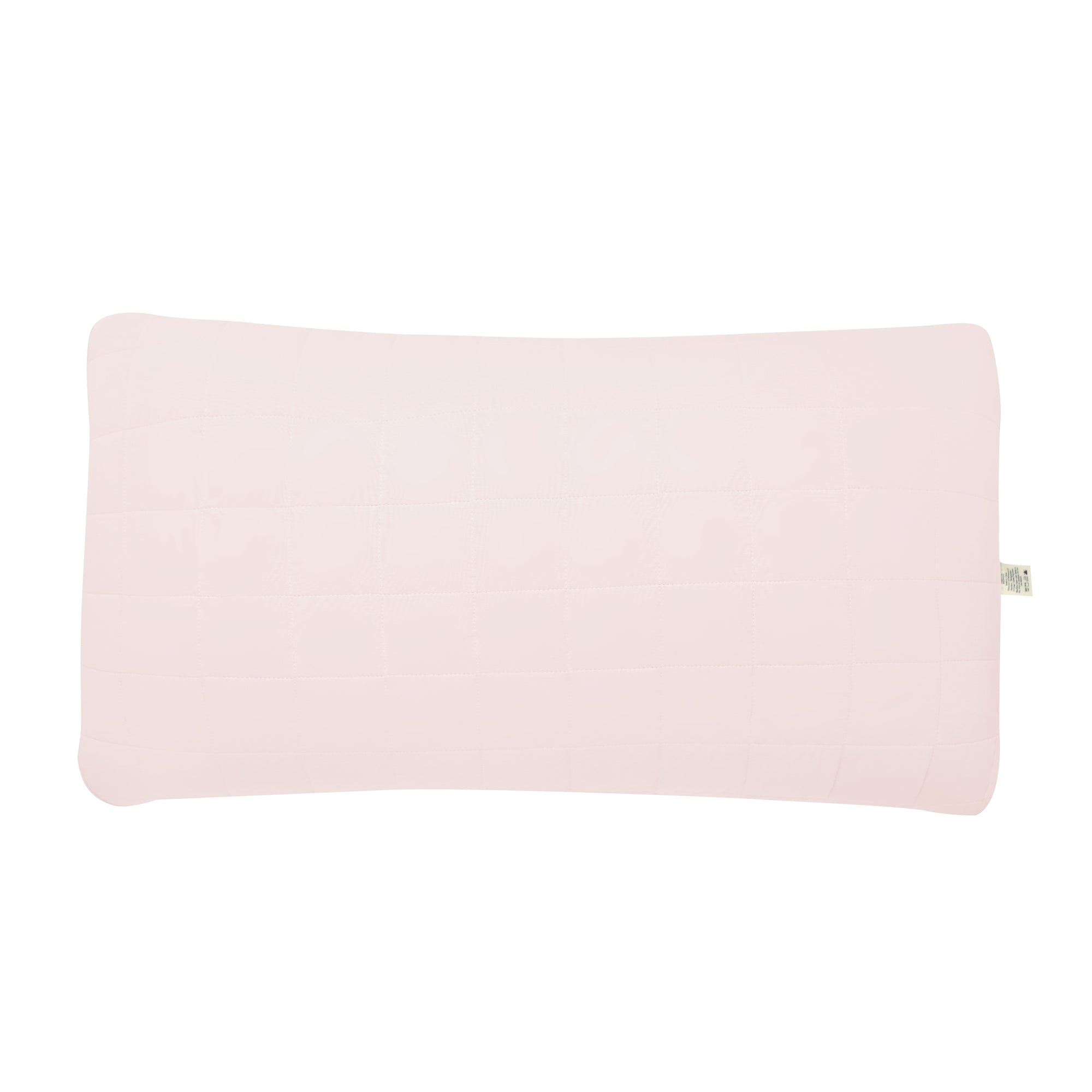 Kyte Baby King Quilted Pillowcase with envelope closure in Blush pink