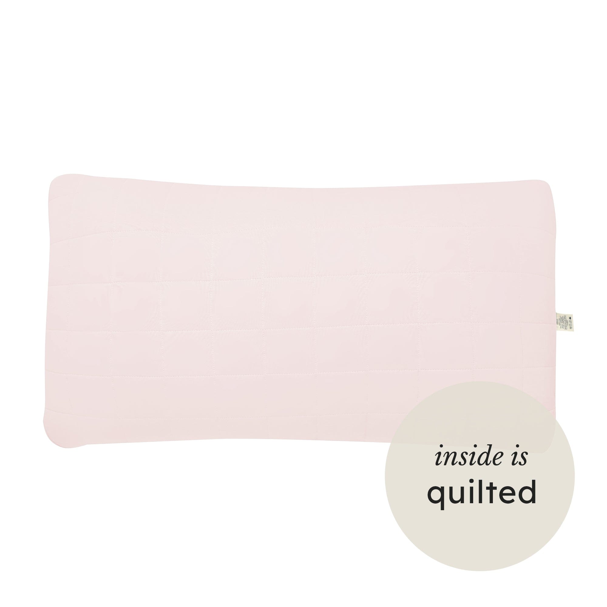 Kyte Baby bamboo King Quilted Pillowcase in Blush