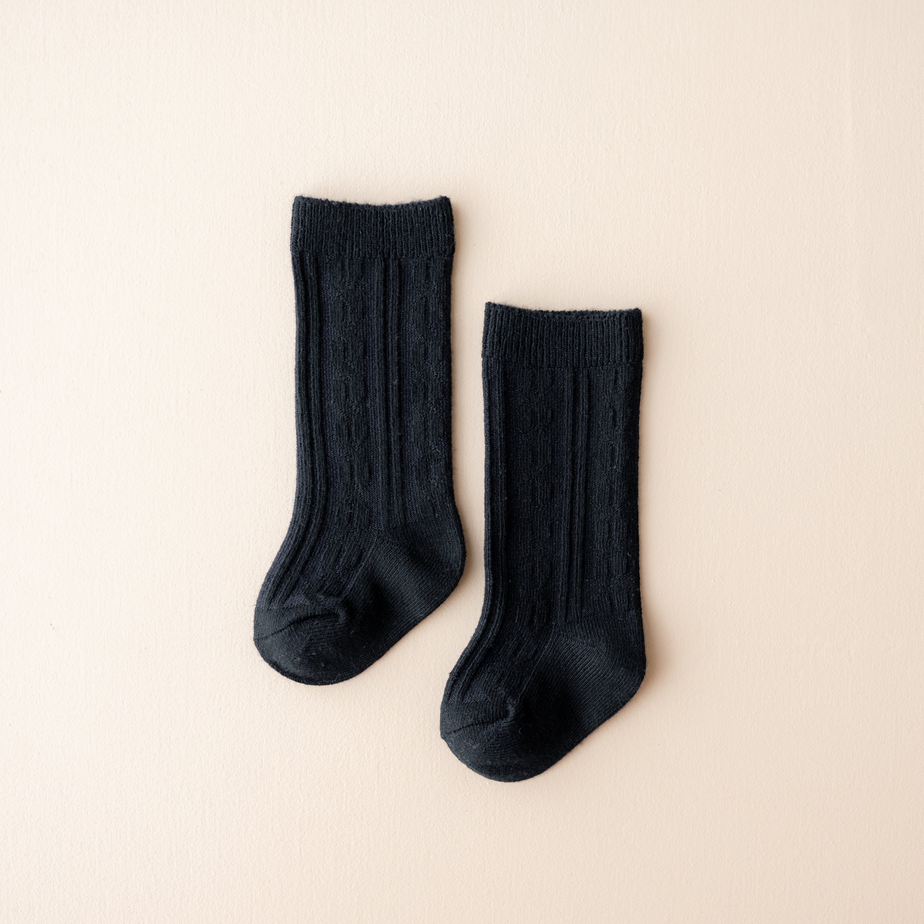 Kyte Baby Knee High Socks with ribbed cuff in Midnight